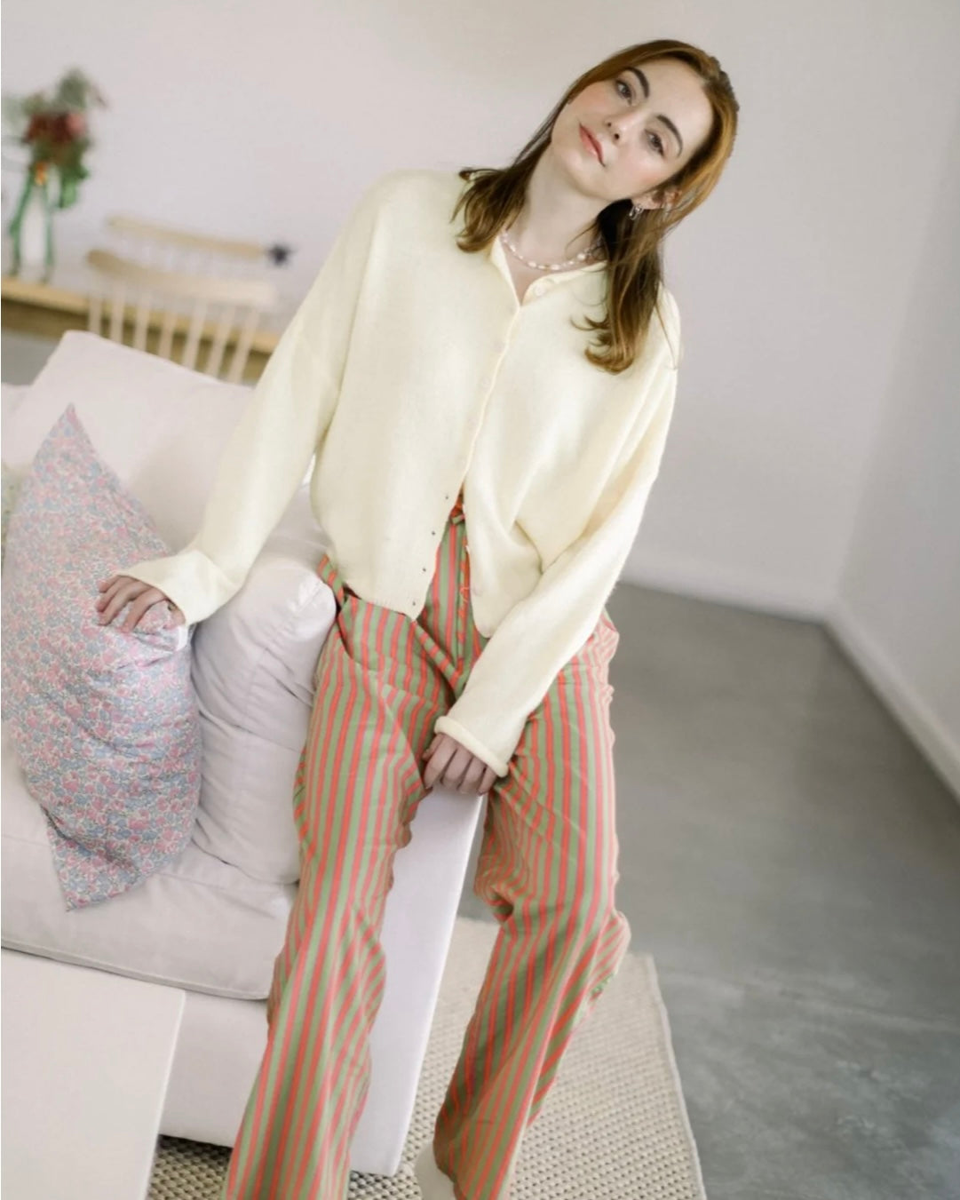 Zoe Striped Pants