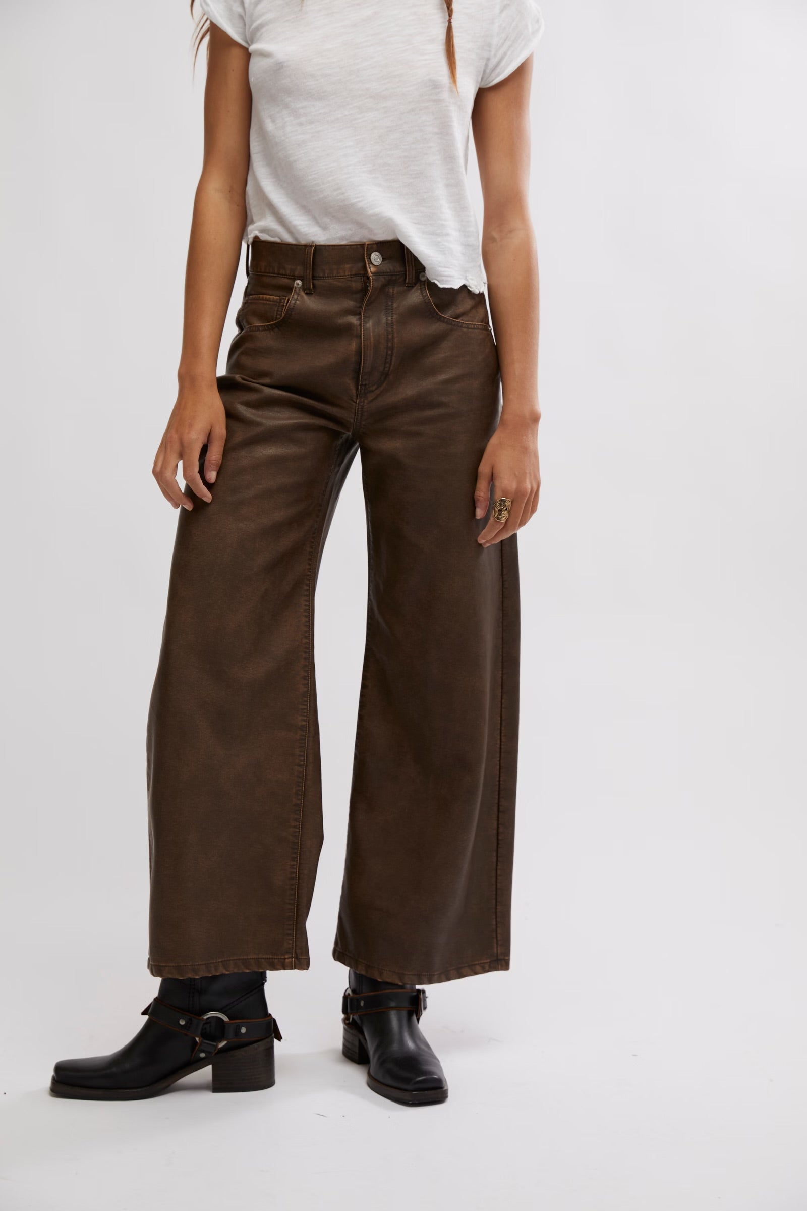 Misha Vegan Pant in Rusty