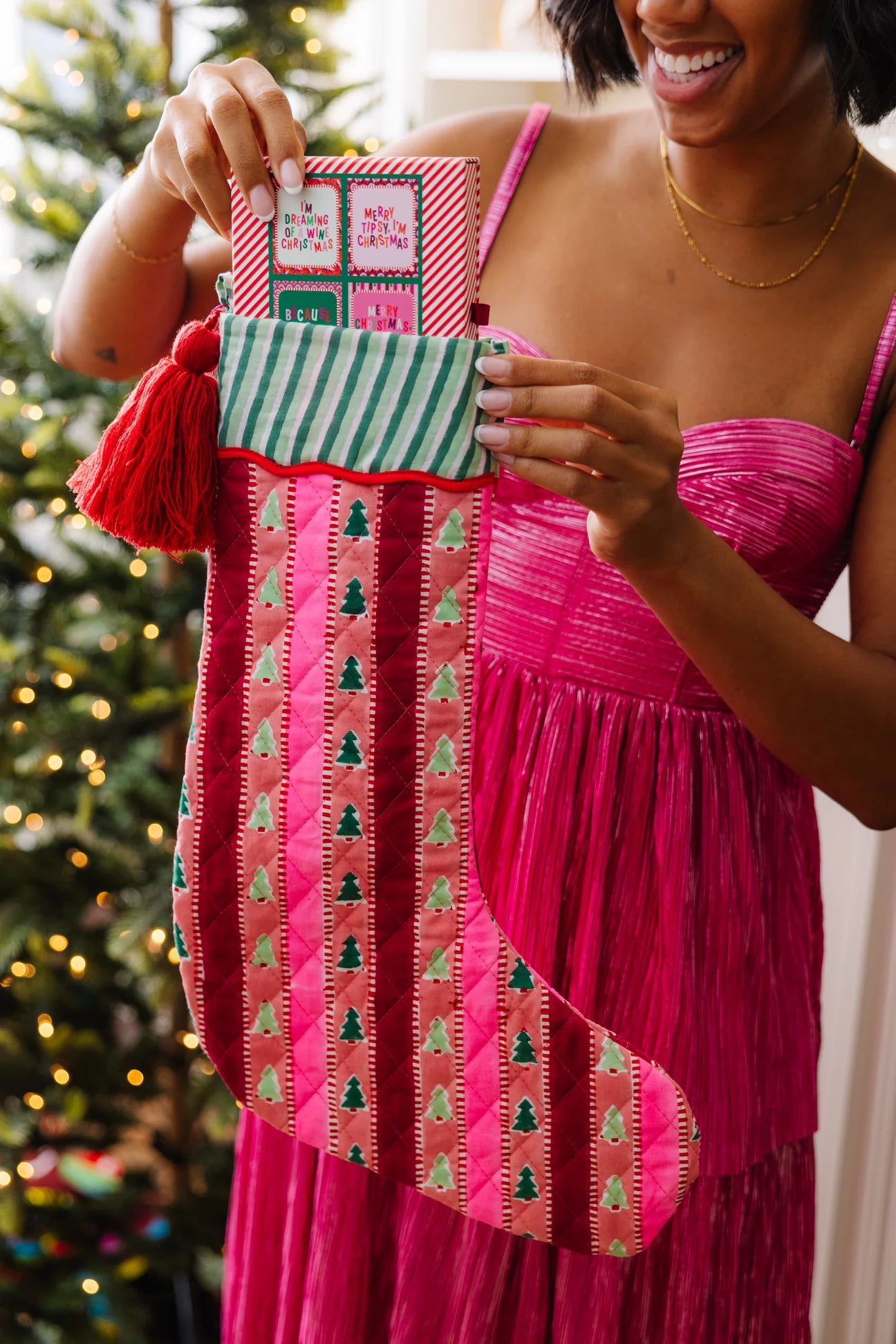 Snowwood Stripe Stocking