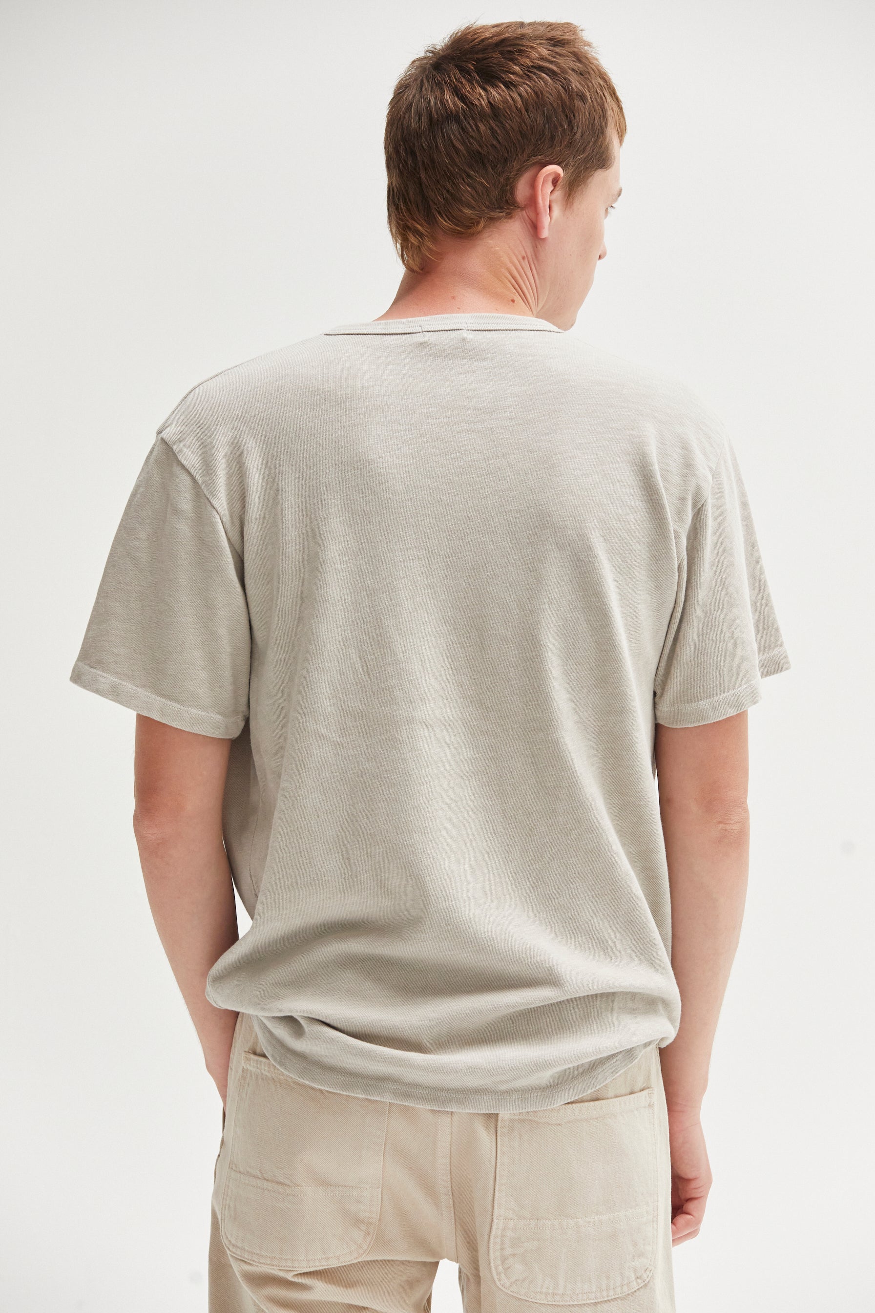 Benoit Vintage Tee in Stone