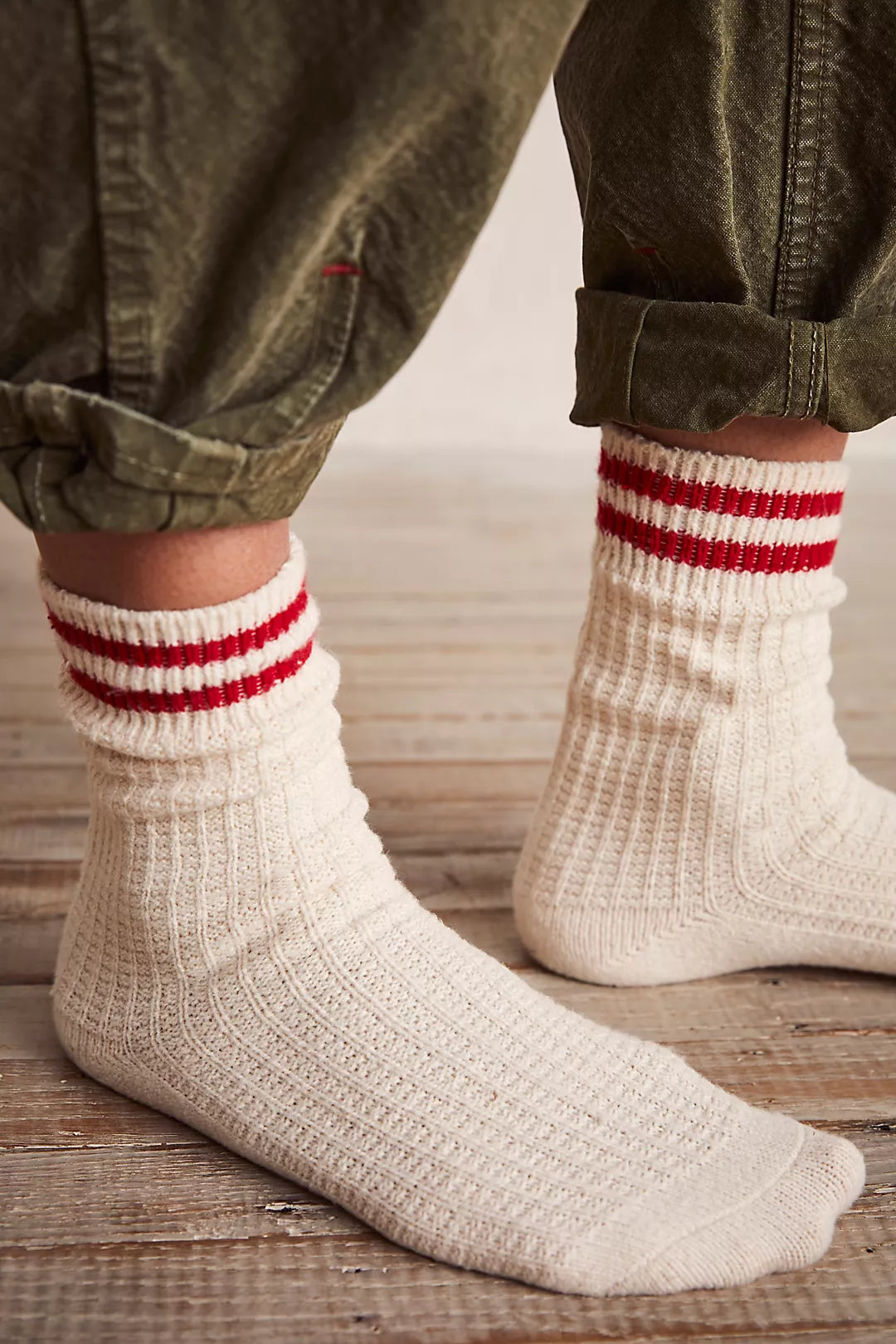 Jackson Cozy Socks in Classic Red