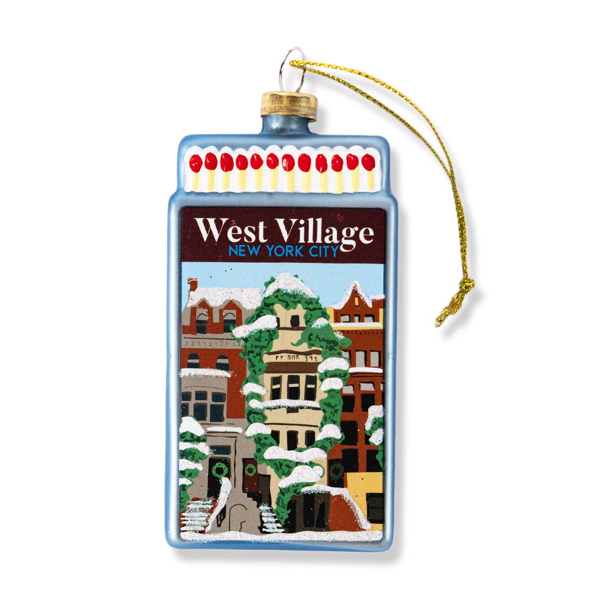 West Village Matchbook Ornament