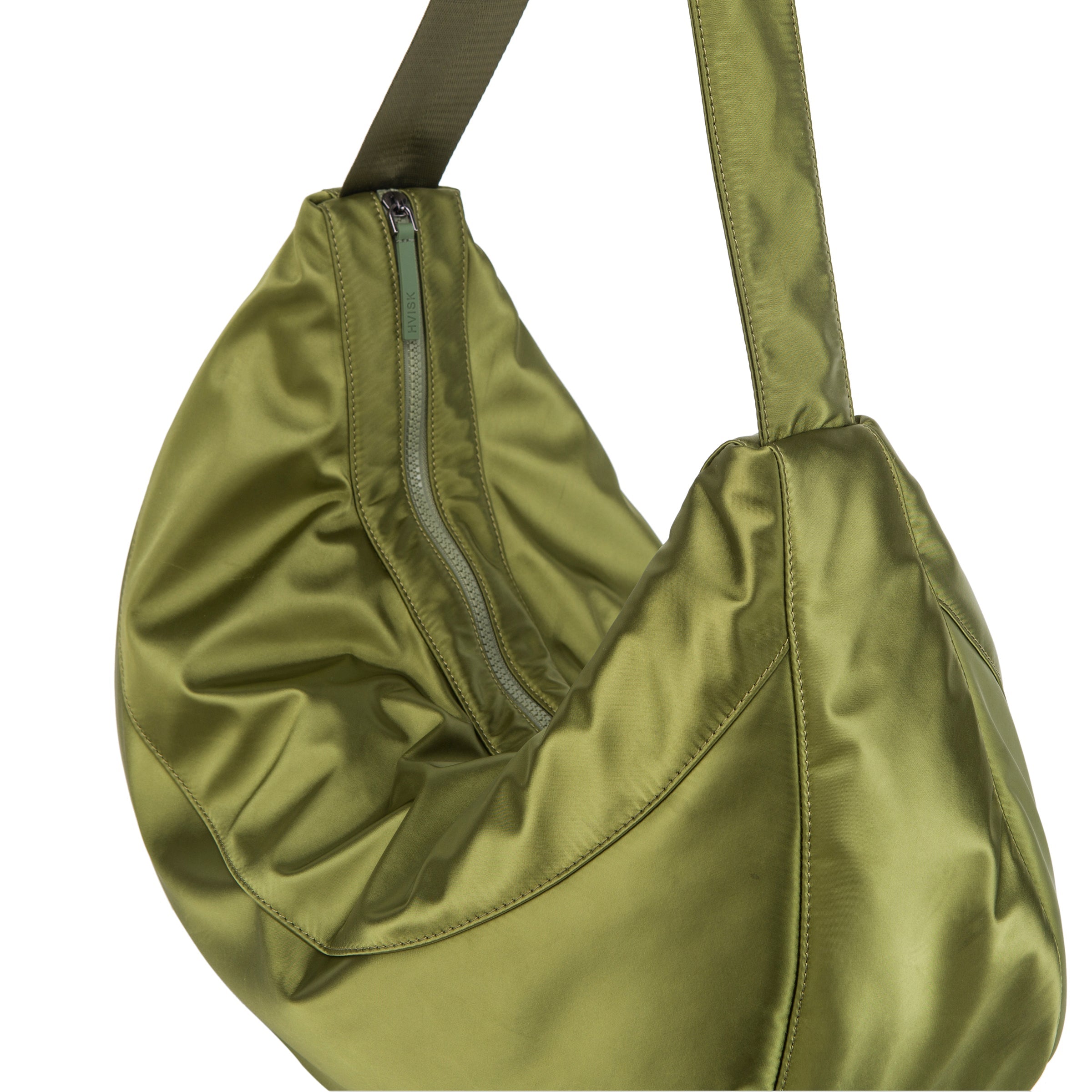 EDNA SHINY TWILL - GREEN LAND