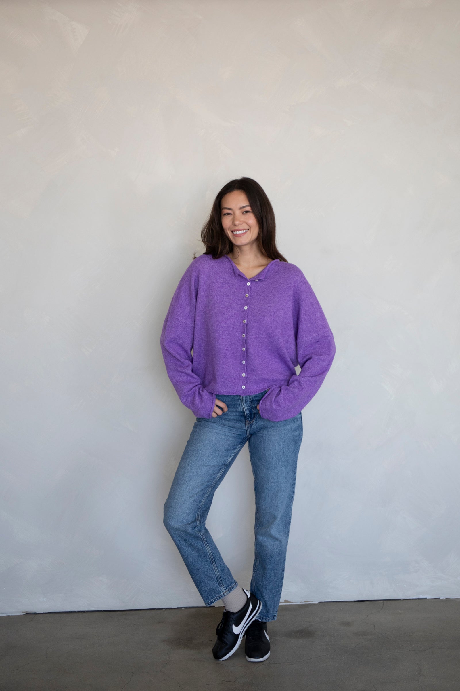 Maisie Sweater in Violet