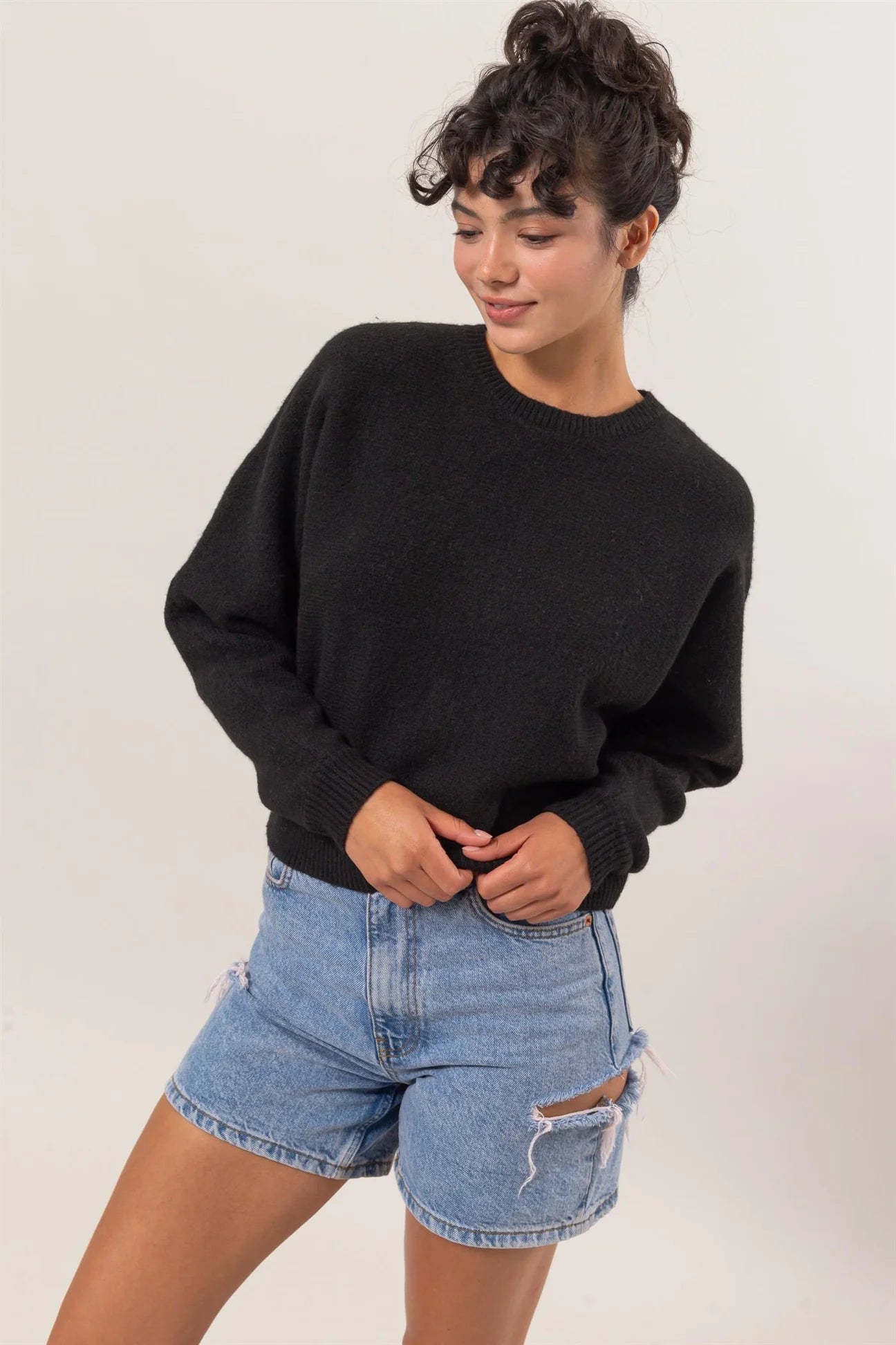 Greta Dolman Sleeve Sweater