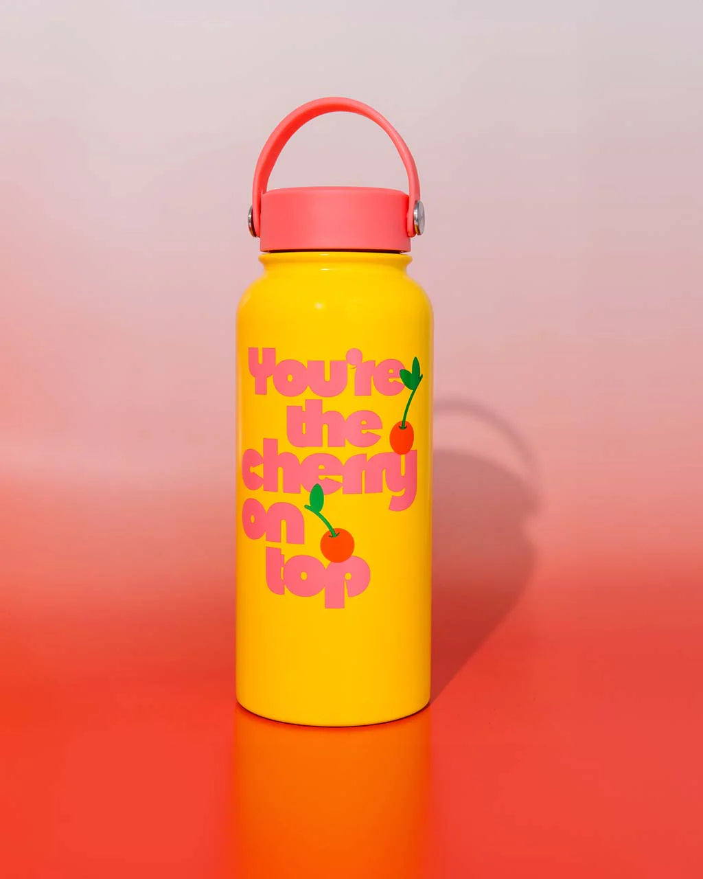 Stainless Steel Water Bottle - Cherry on Top