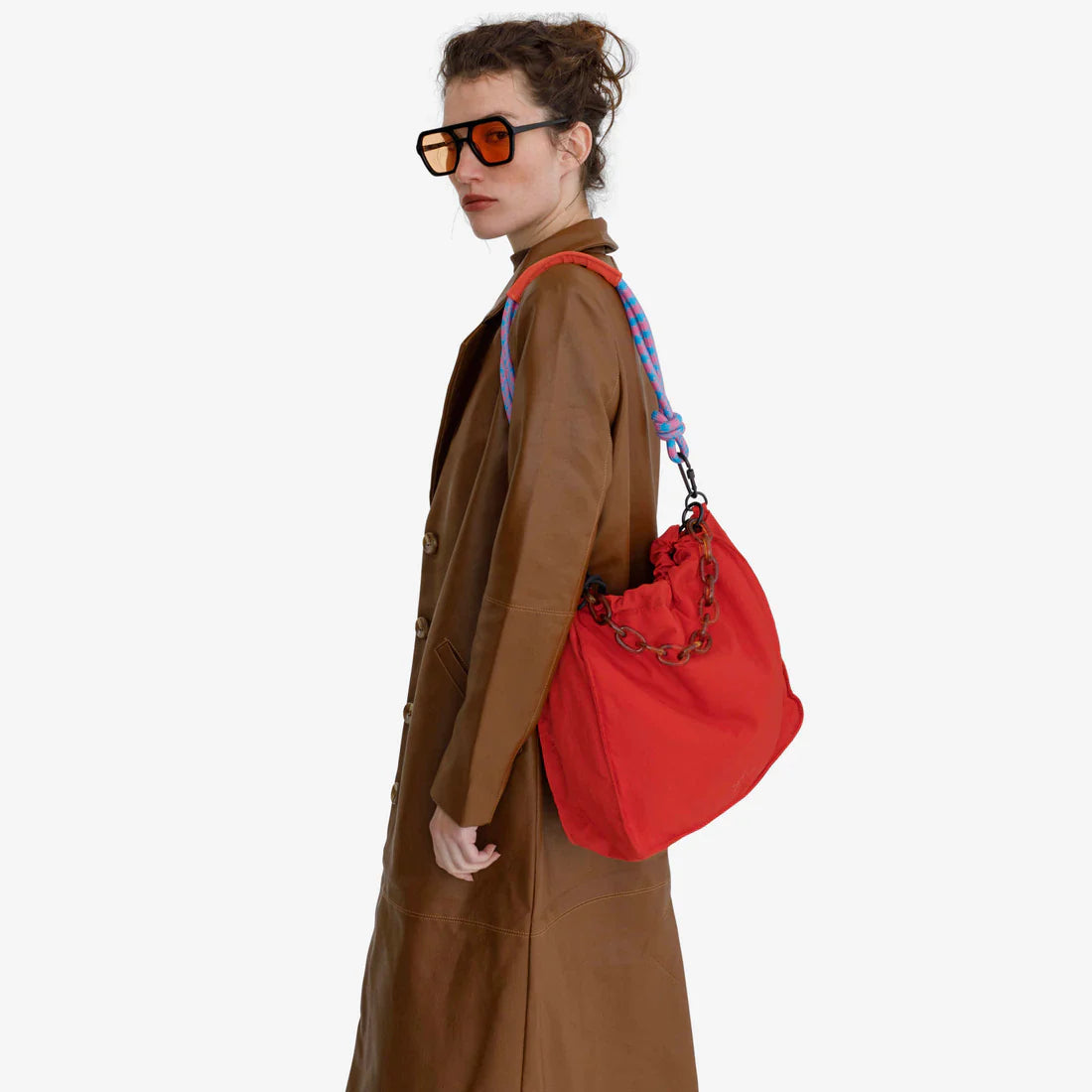 Rotunda Sant Hobo Bag in Red