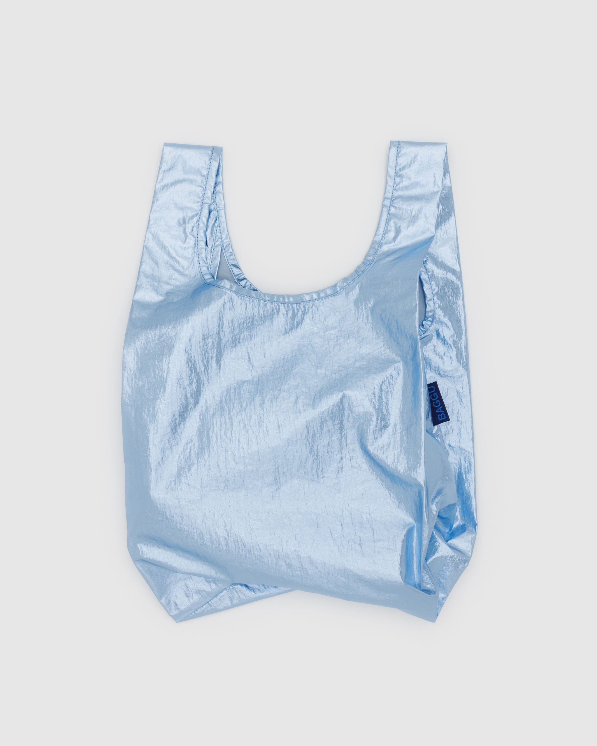 Baby Baggu in Metallic Light Blue