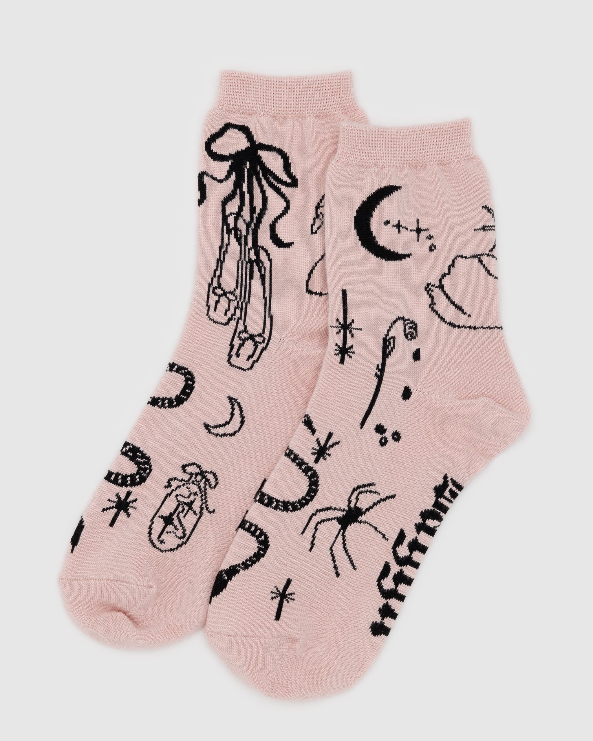 Crew Socks in Ballet Icons