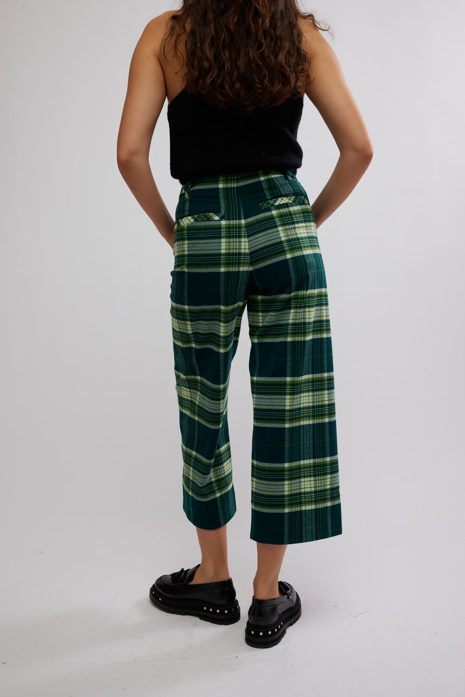 Acadia Trouser in Green Combo