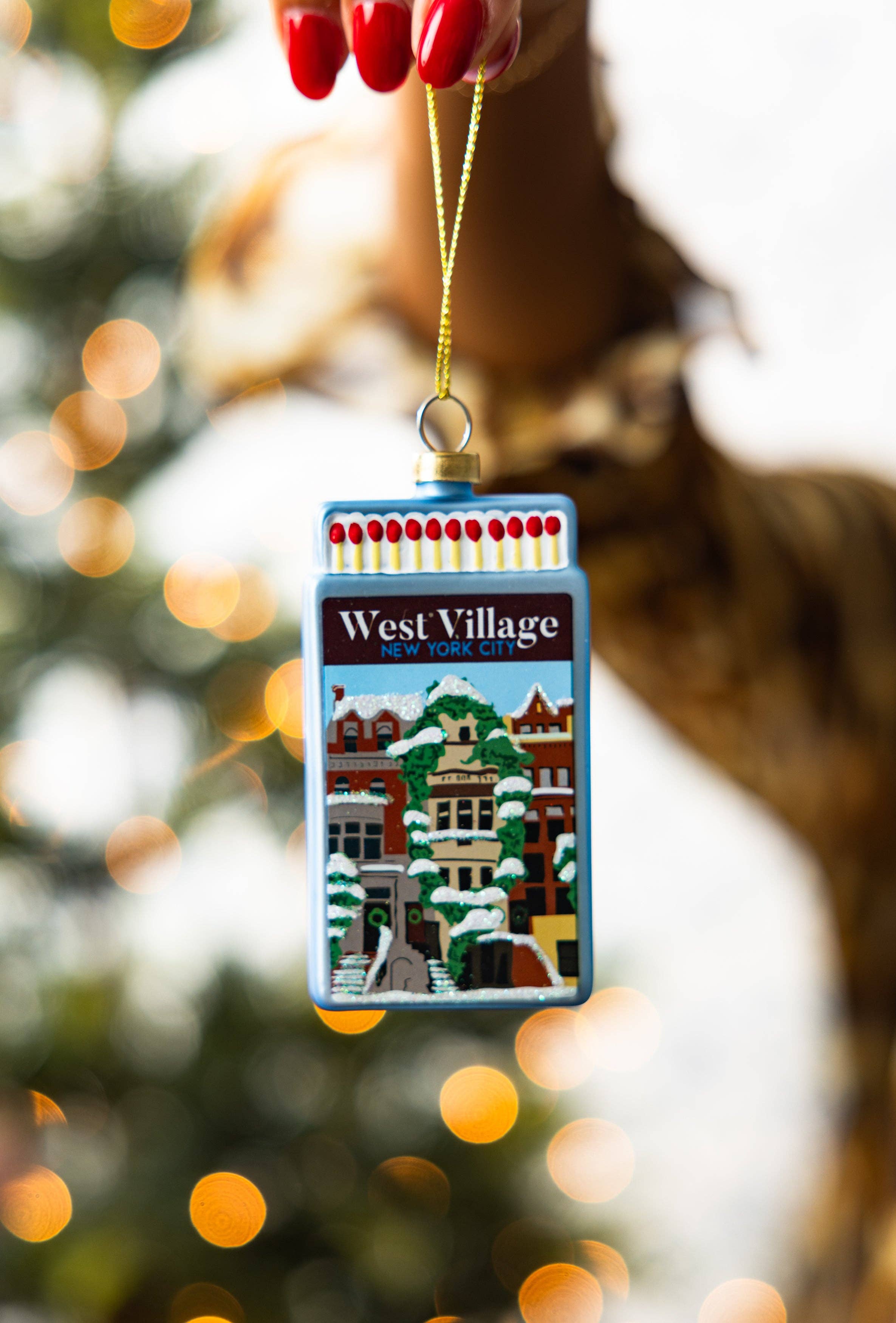 West Village Matchbook Ornament