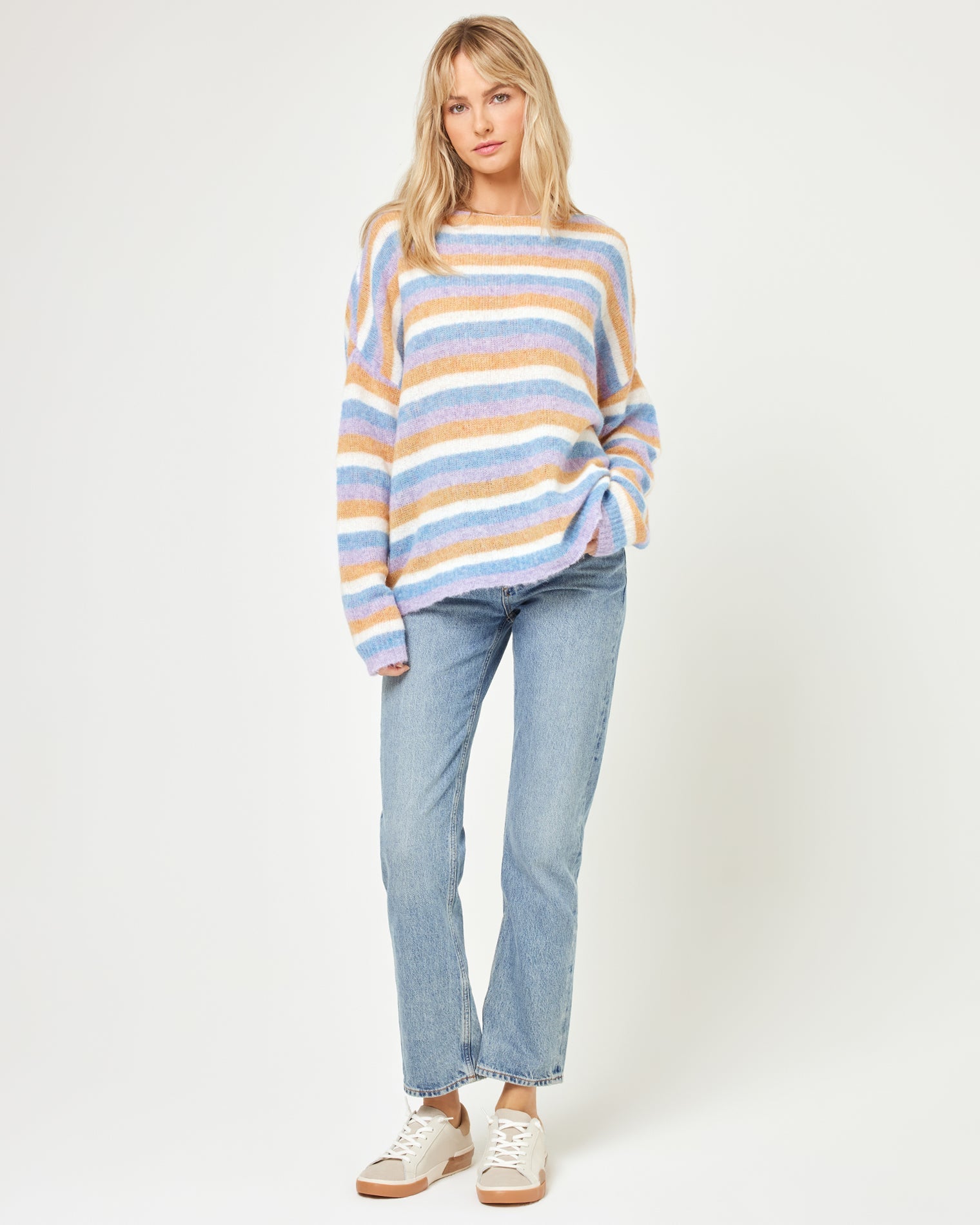 Cozy Clouds Sweater - Beautiful Skies Stripe