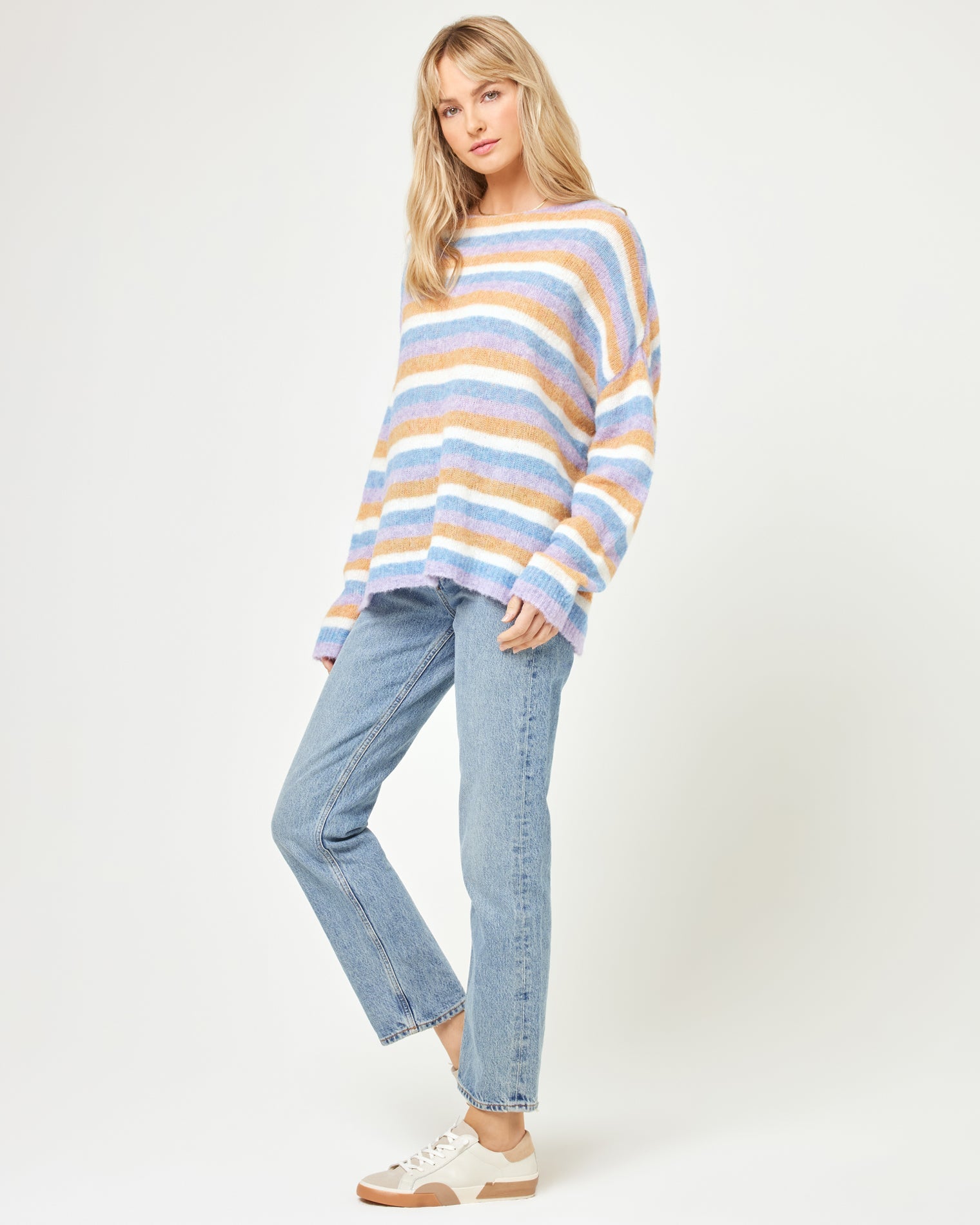 Cozy Clouds Sweater - Beautiful Skies Stripe