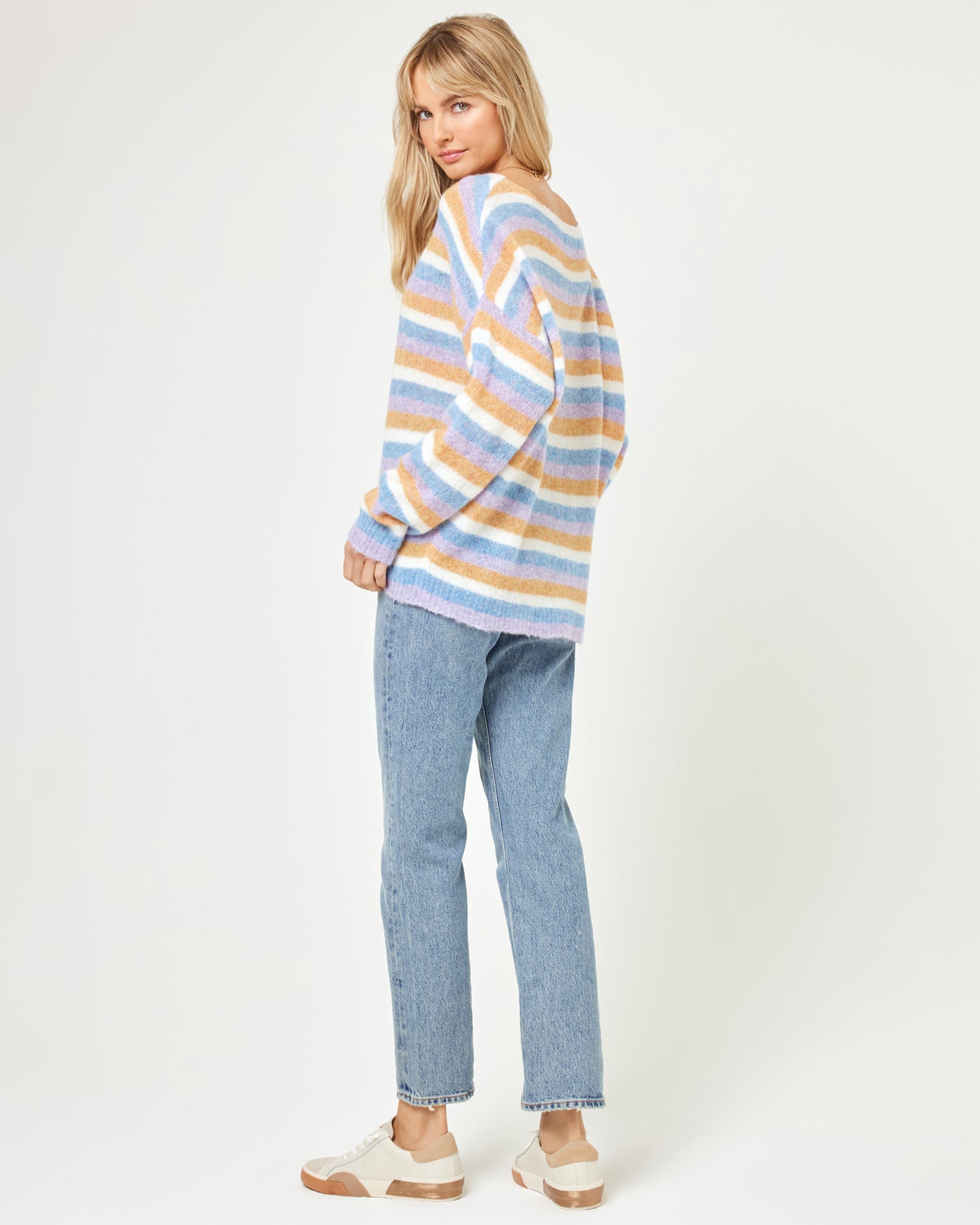 Cozy Clouds Sweater - Beautiful Skies Stripe