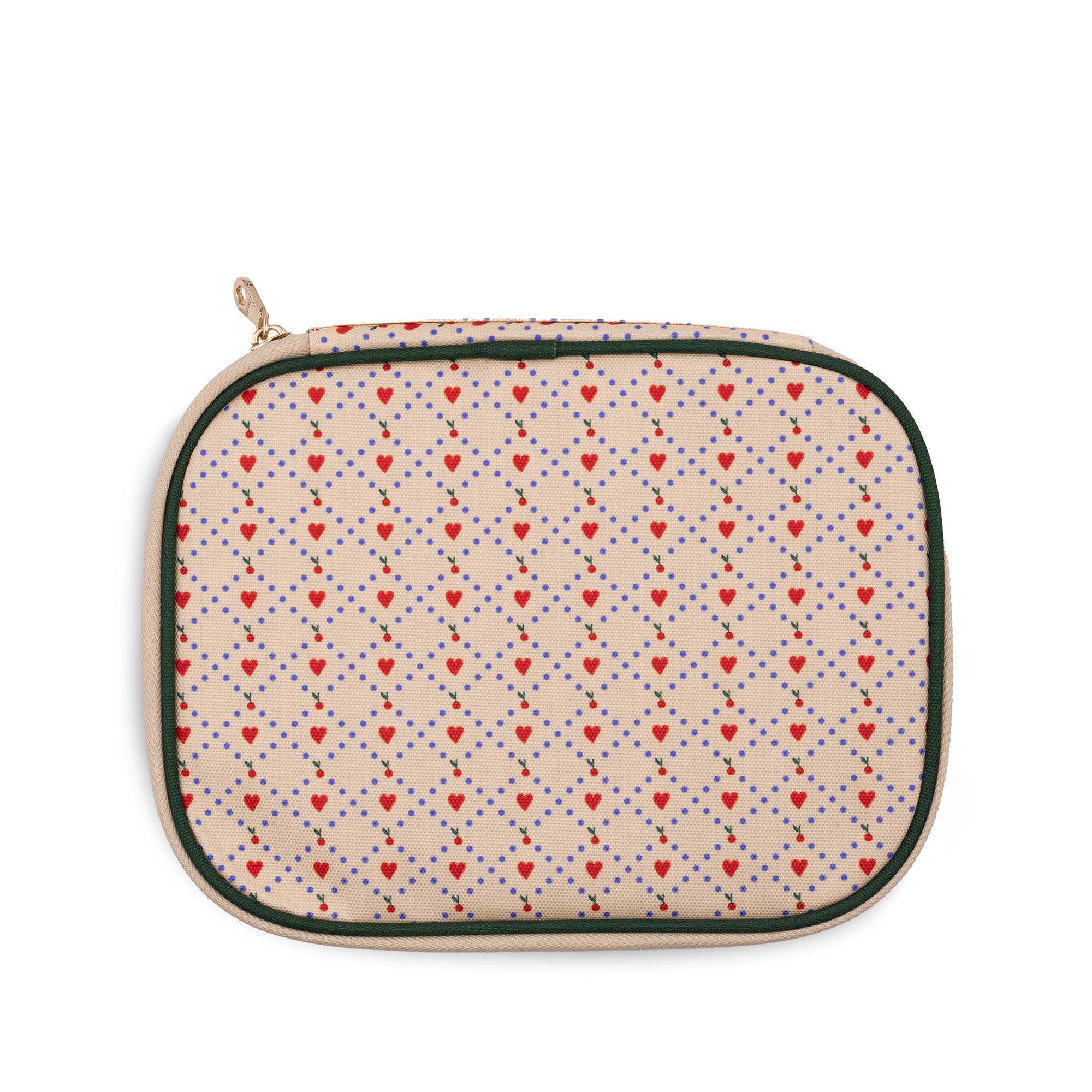 Mobile Tech Pouch in Cherry Hearts