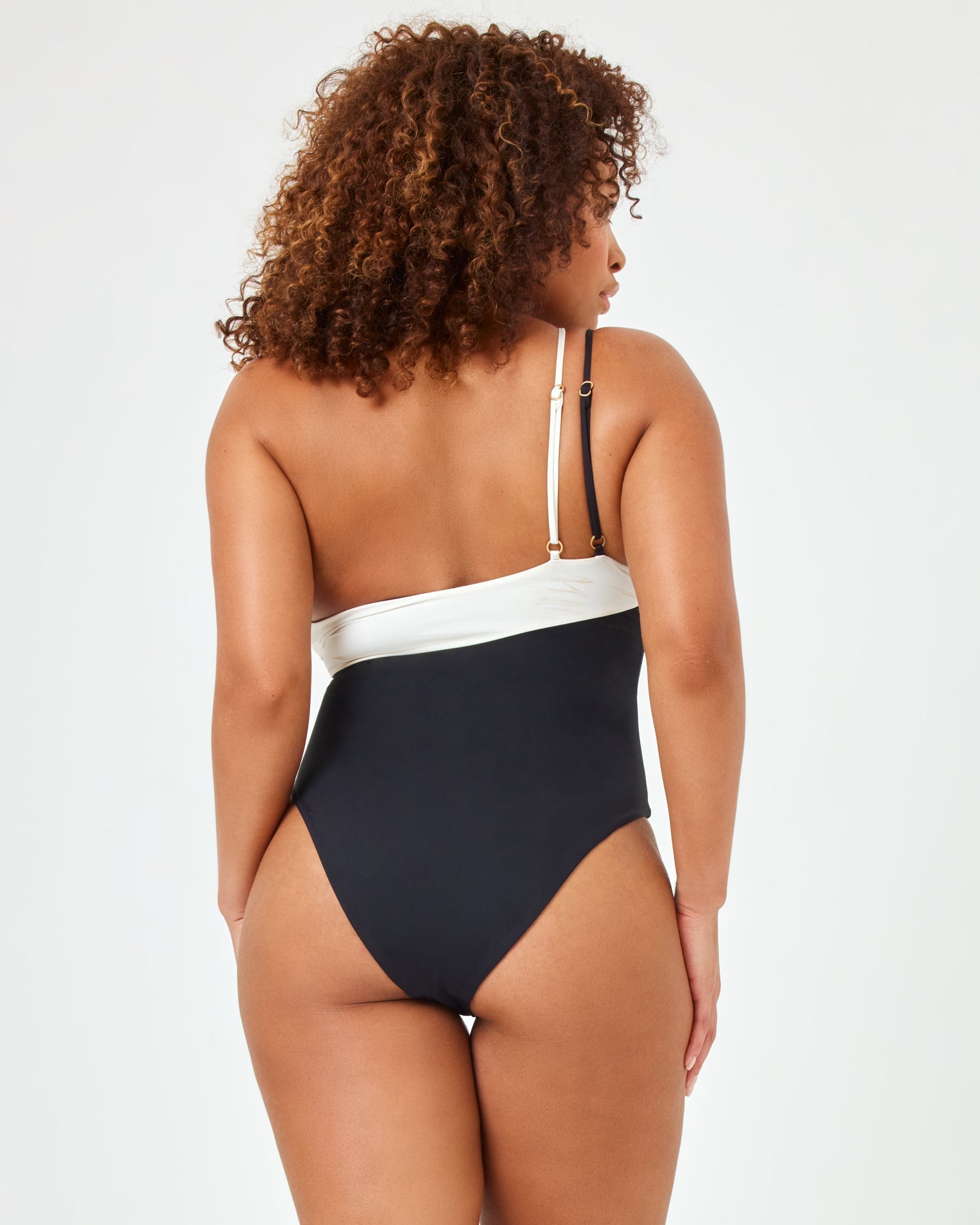 Raquel One Piece - Black-Cream