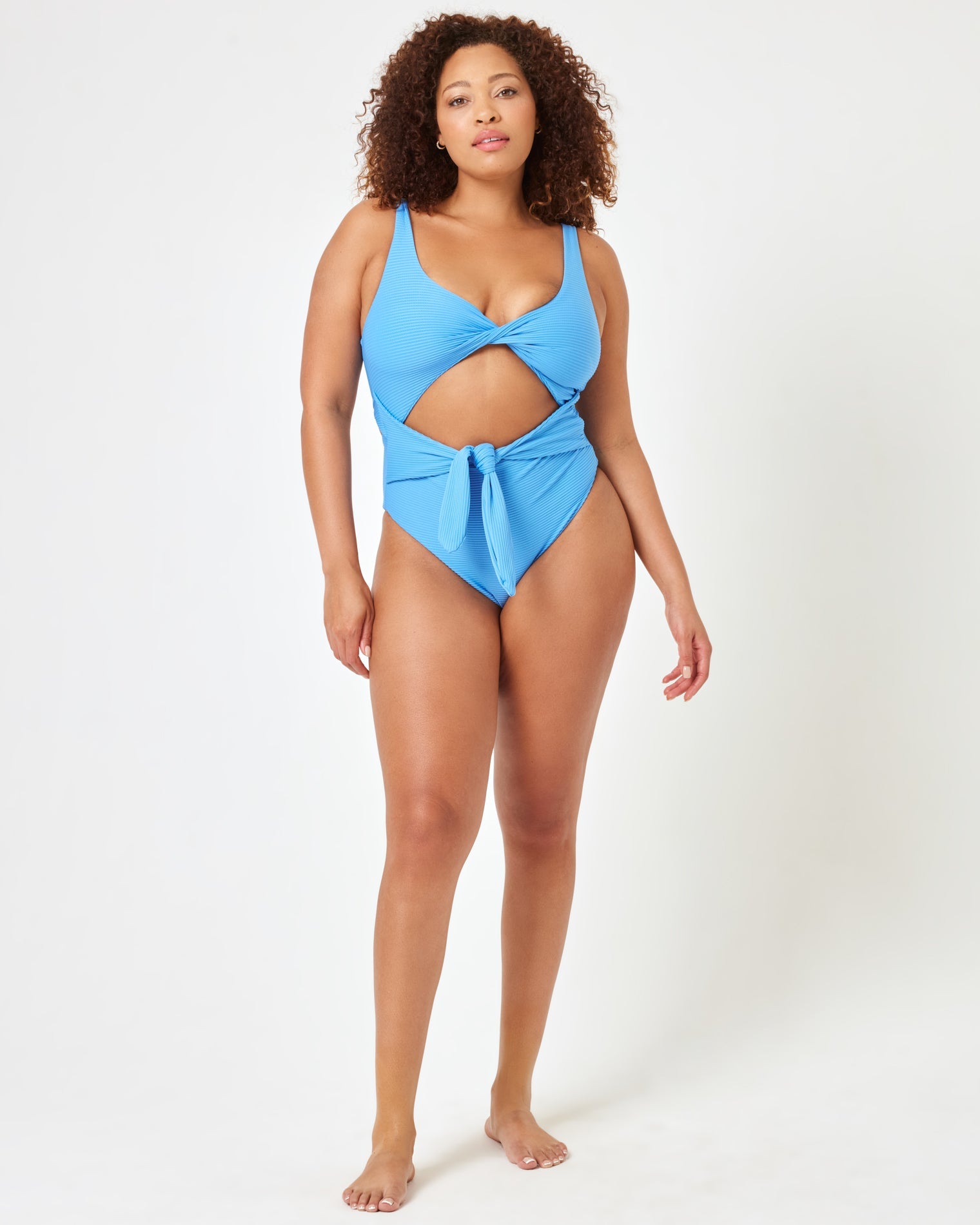 Eco Chic Repreve® Antigua One Piece - Cornflower