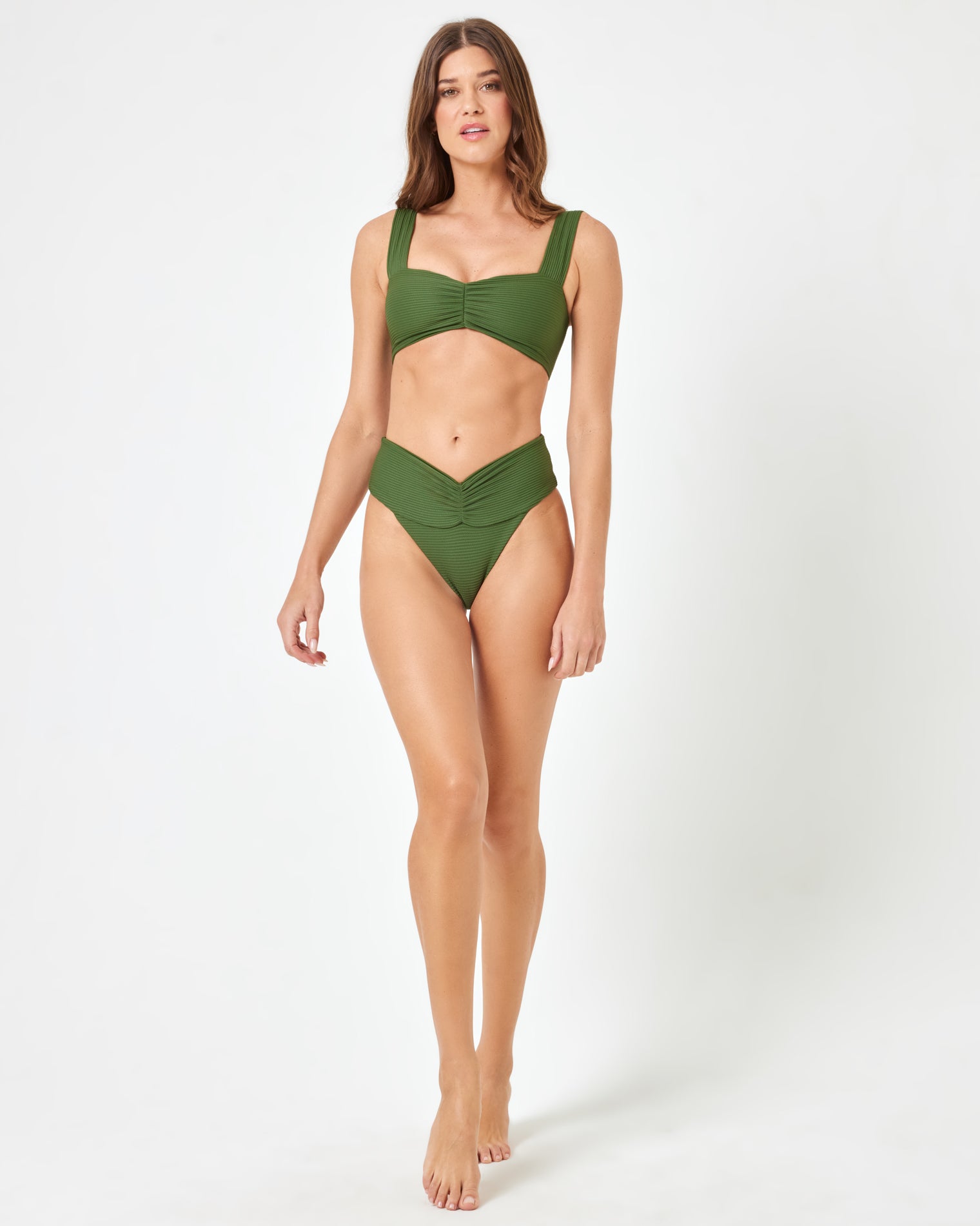 Eco Chic Repreve® Bardot Bikini Bottom - Jungle