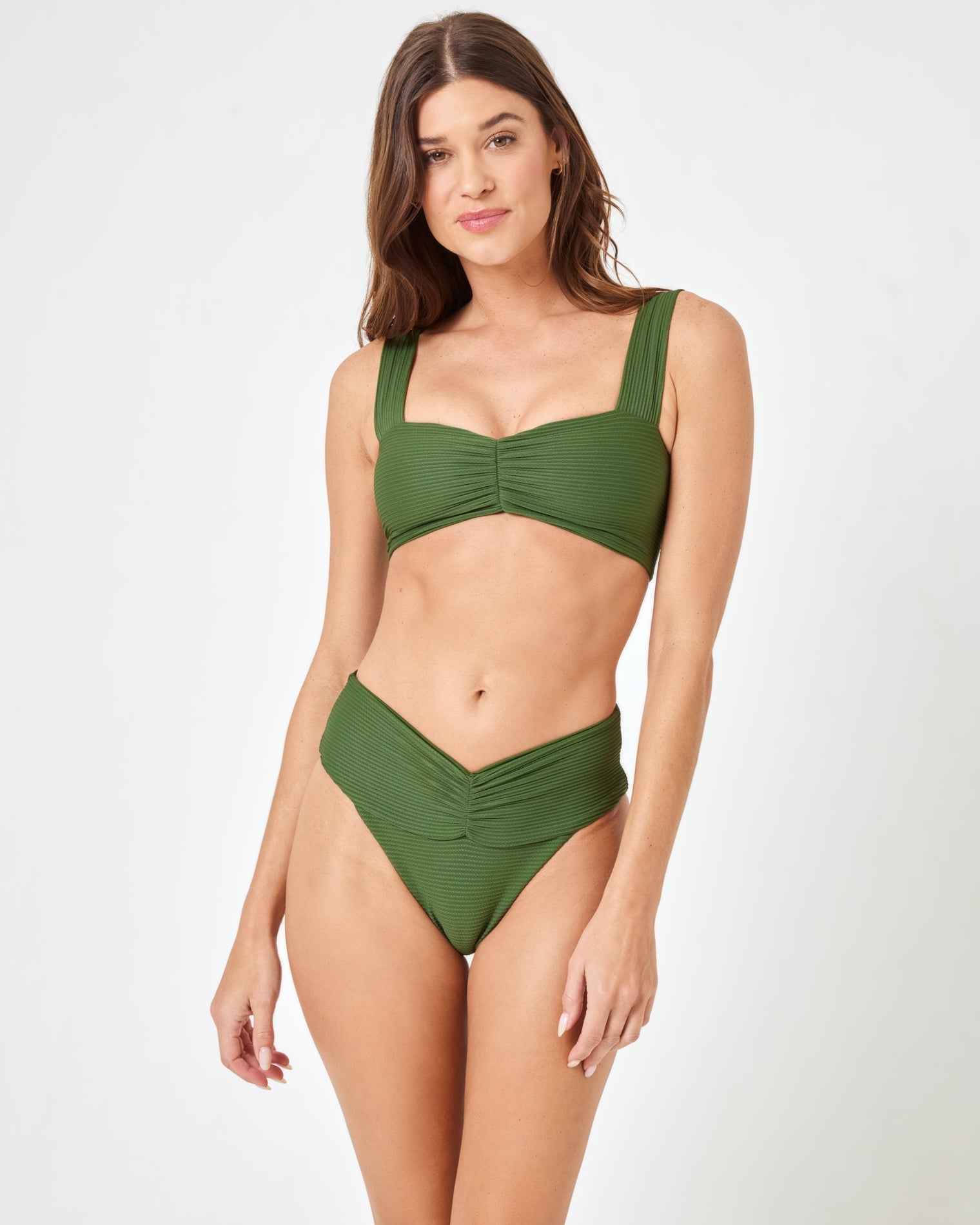 Eco Chic Repreve® Bardot Bikini Bottom - Jungle