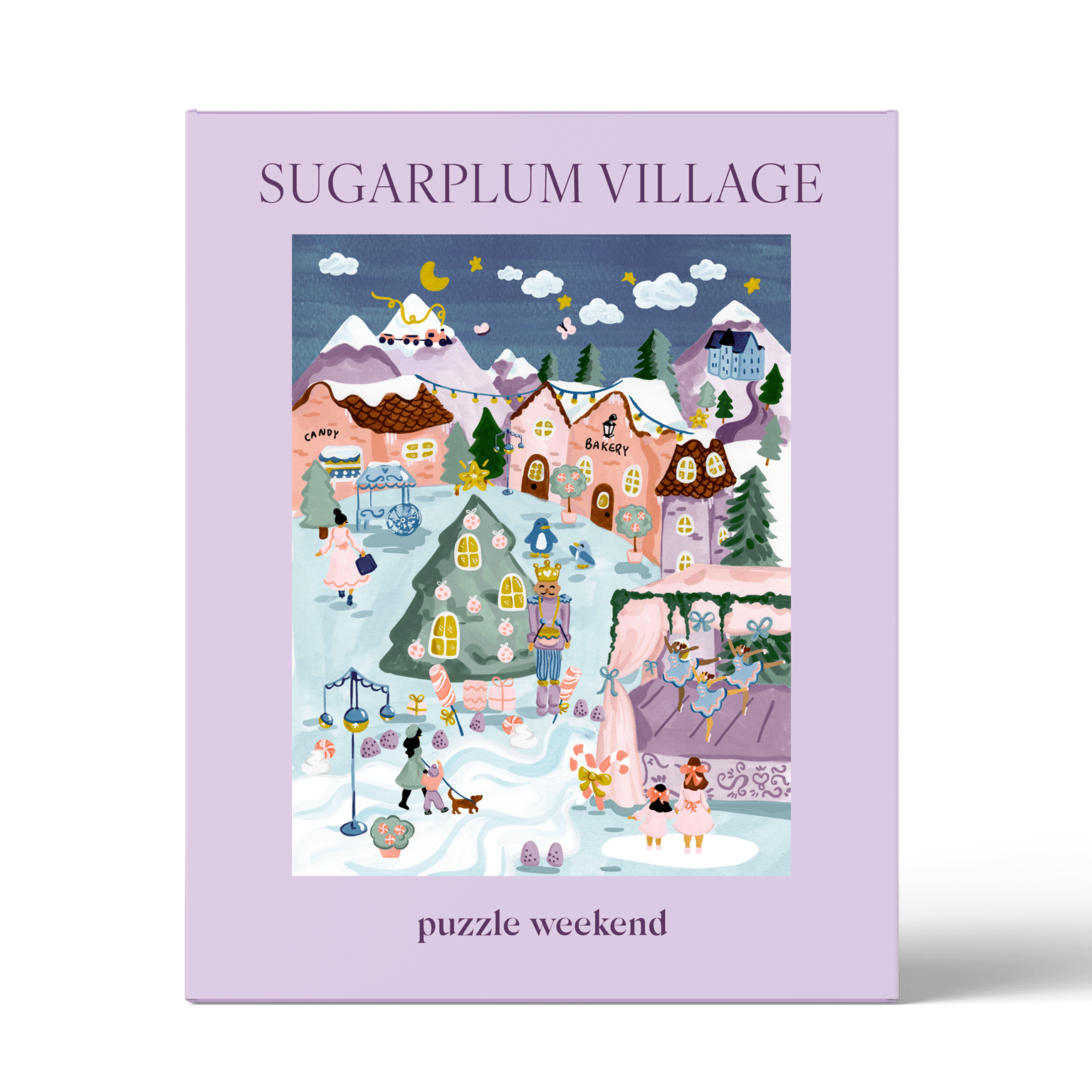 Sugarplum Village 1000 Piece Christmas Puzzle