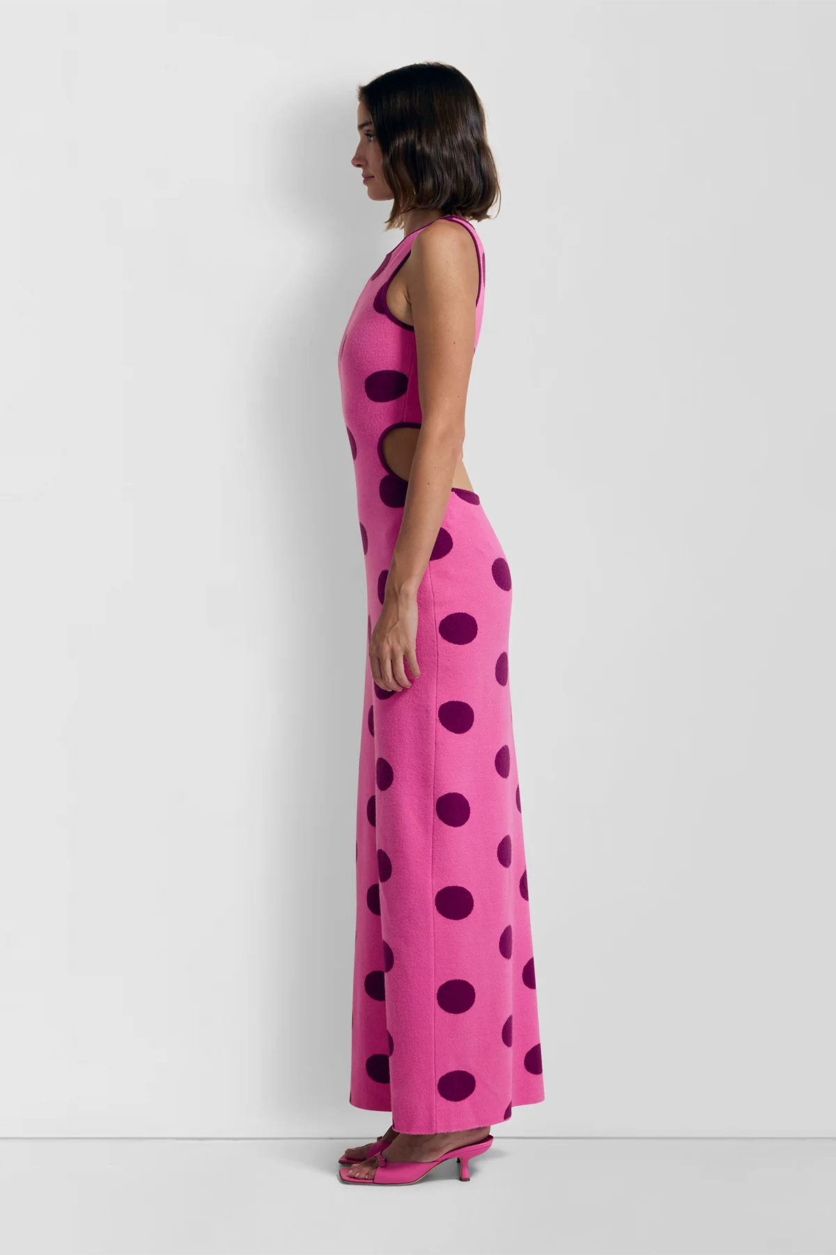 Mira Knit Maxi Dress in Candy Spot