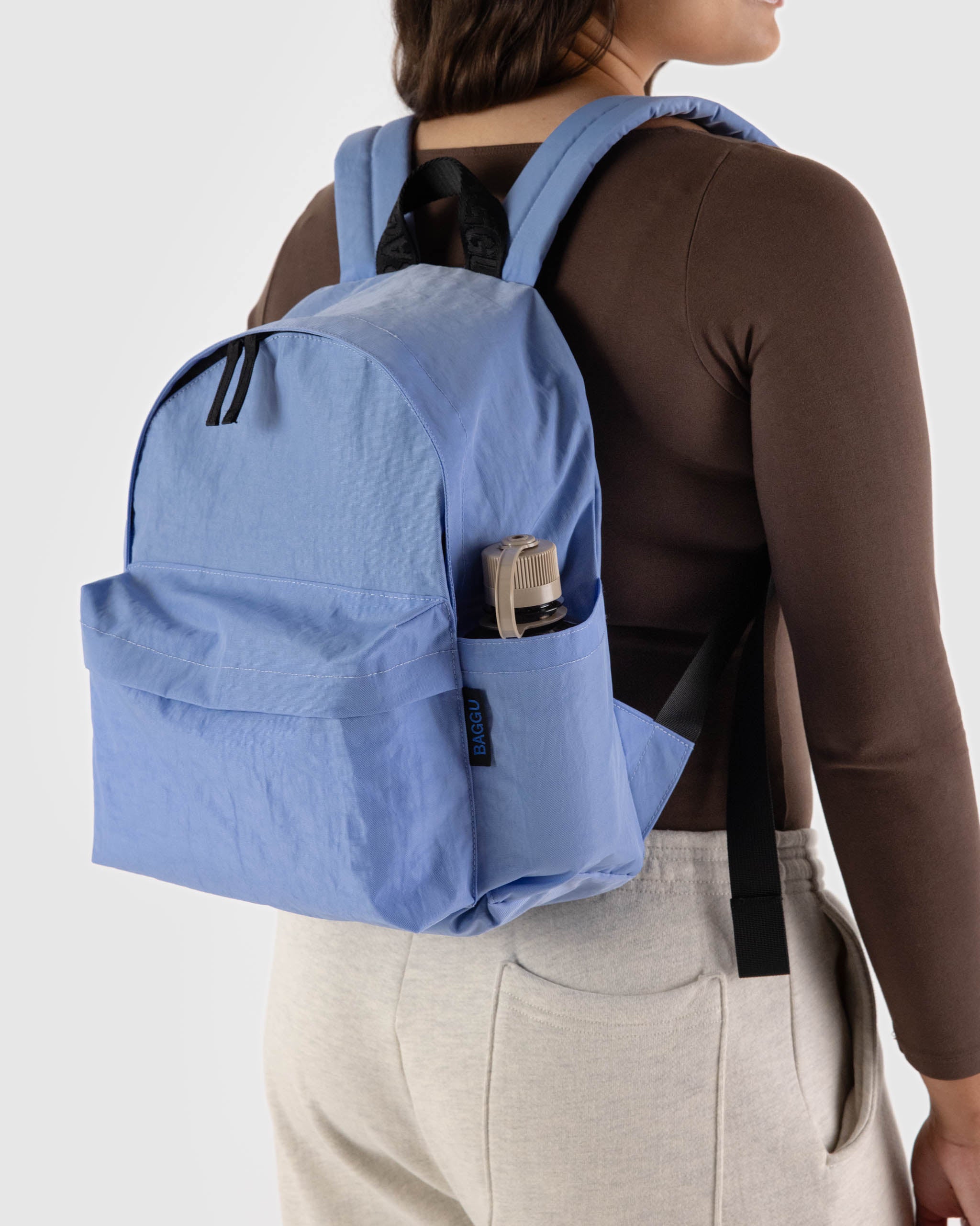 Medium Nylon Backpack in Cornflower