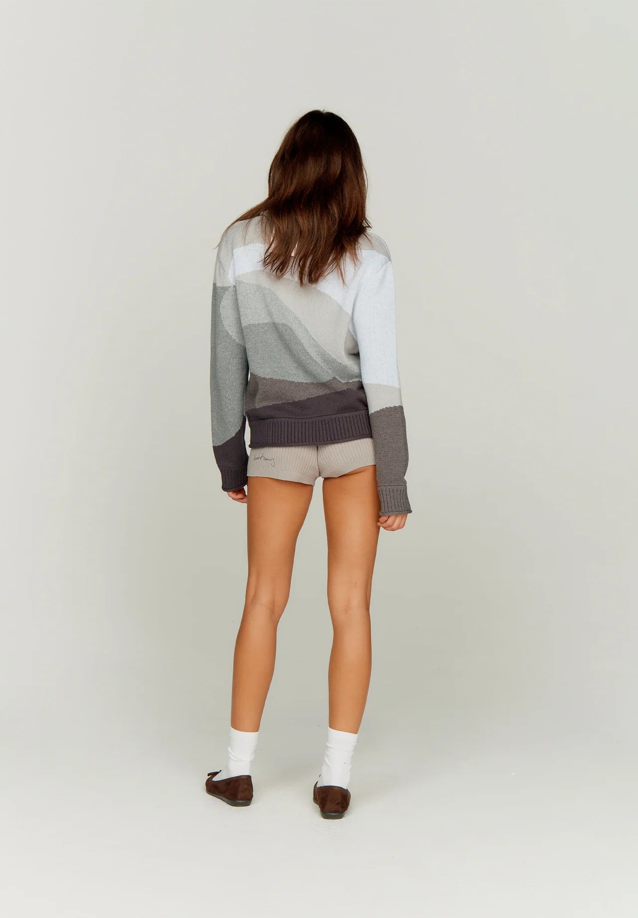 The Greyscale Landscape Sweater