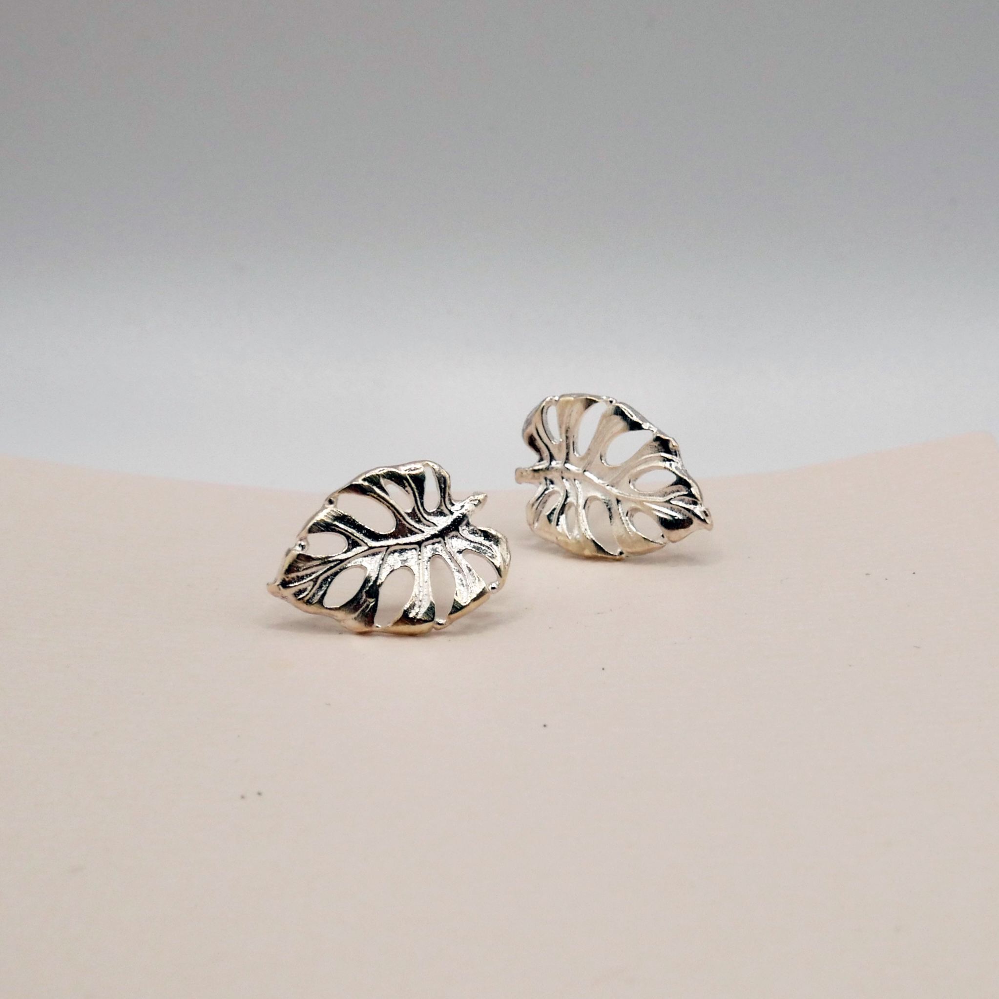 Monstera Earrings