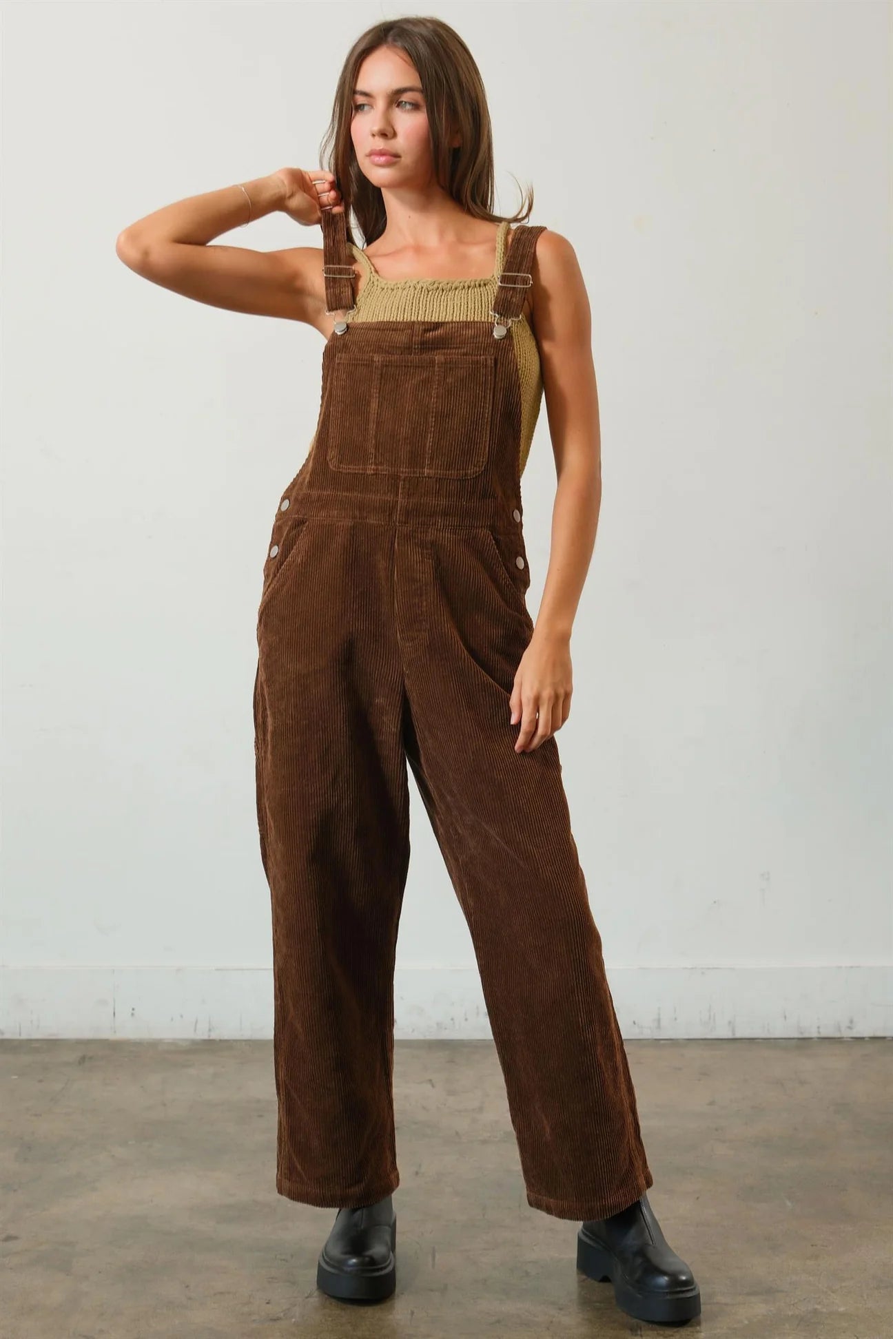 Leo Cord Overalls