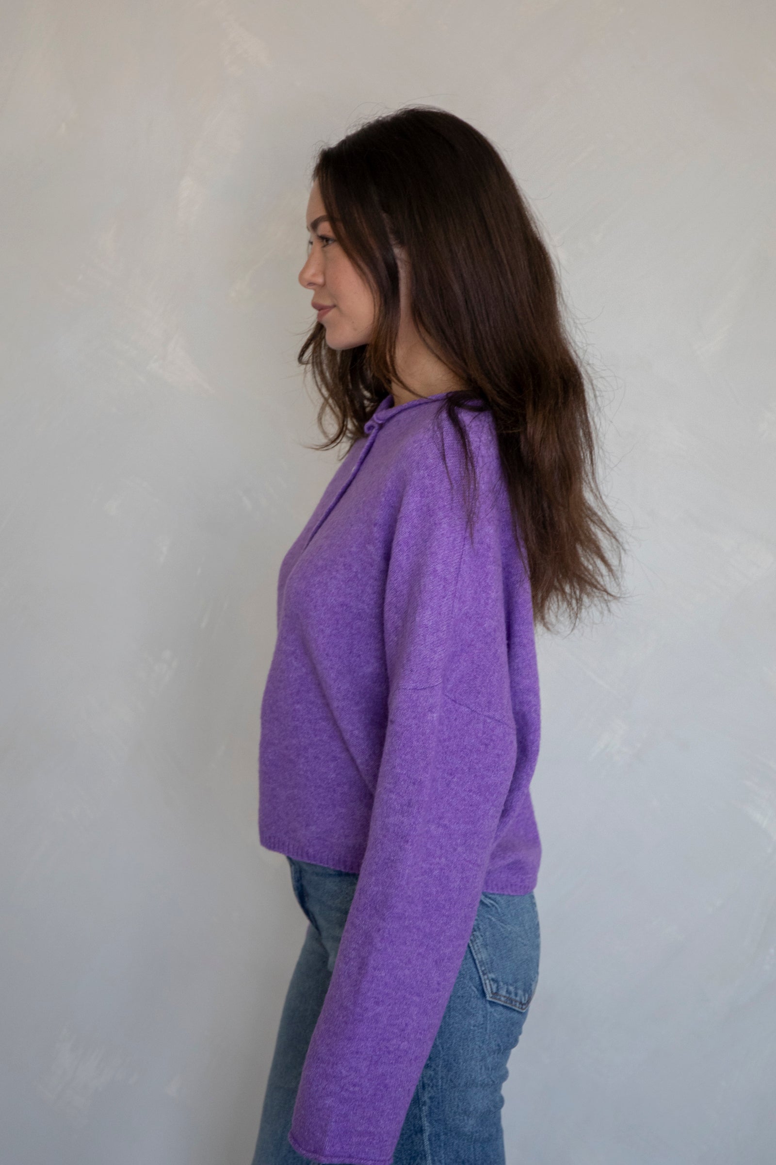 Maisie Sweater in Violet