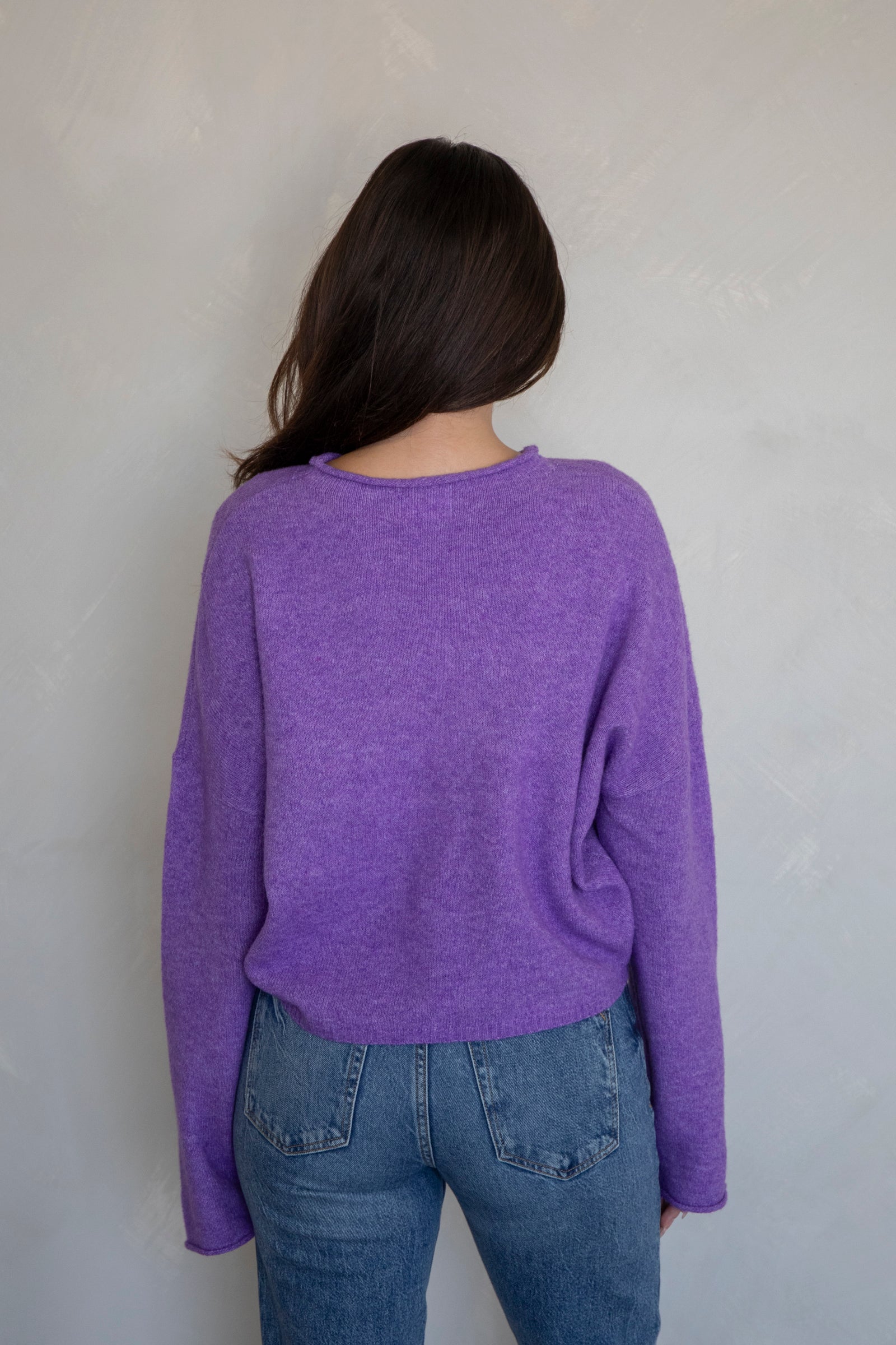 Maisie Sweater in Violet