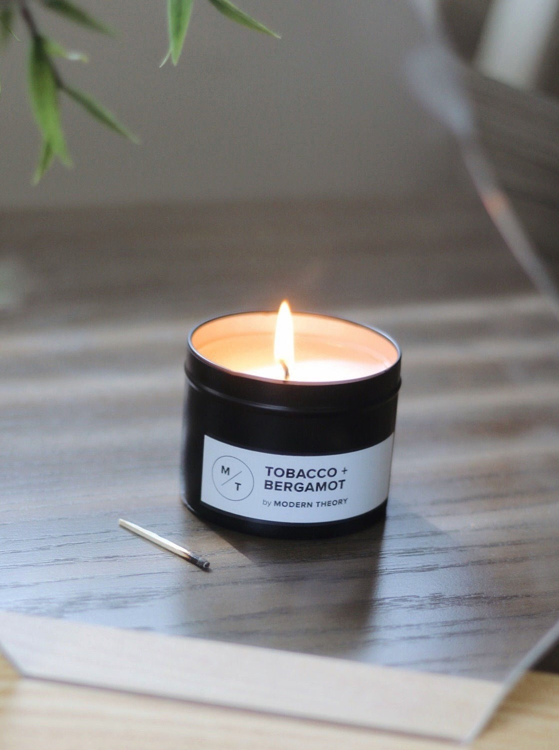 TOBACCO + BERGAMOT Candle Tin