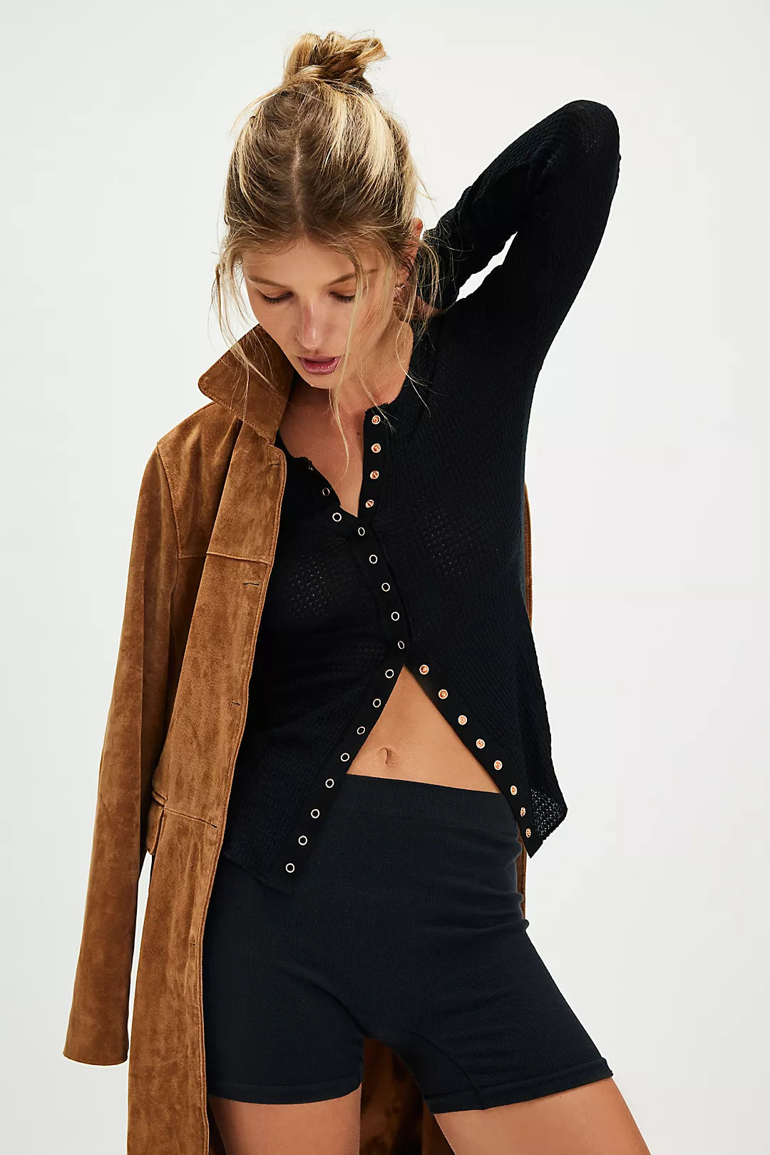 Going Places Cardi in Black