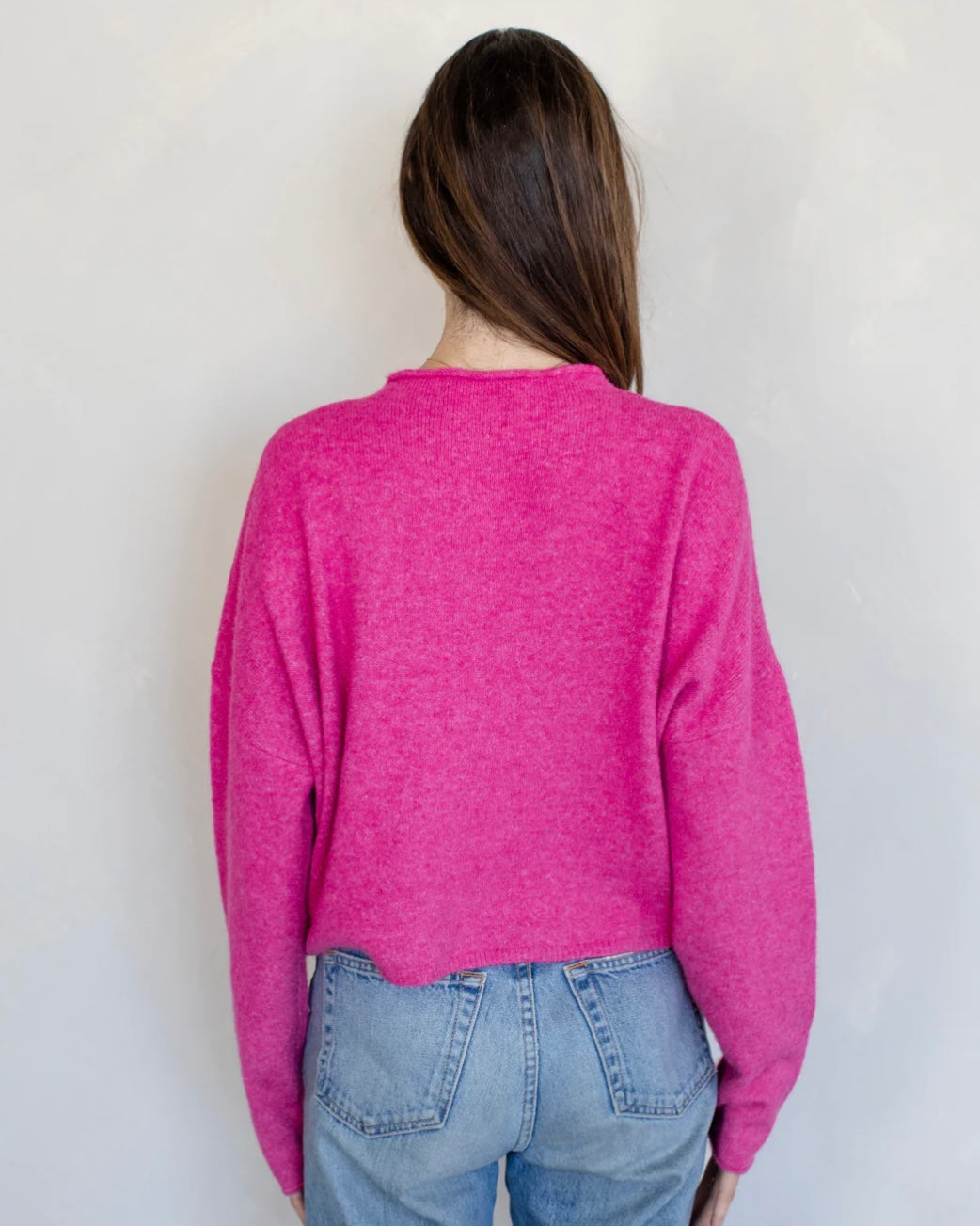 Maisie Sweater in Magenta