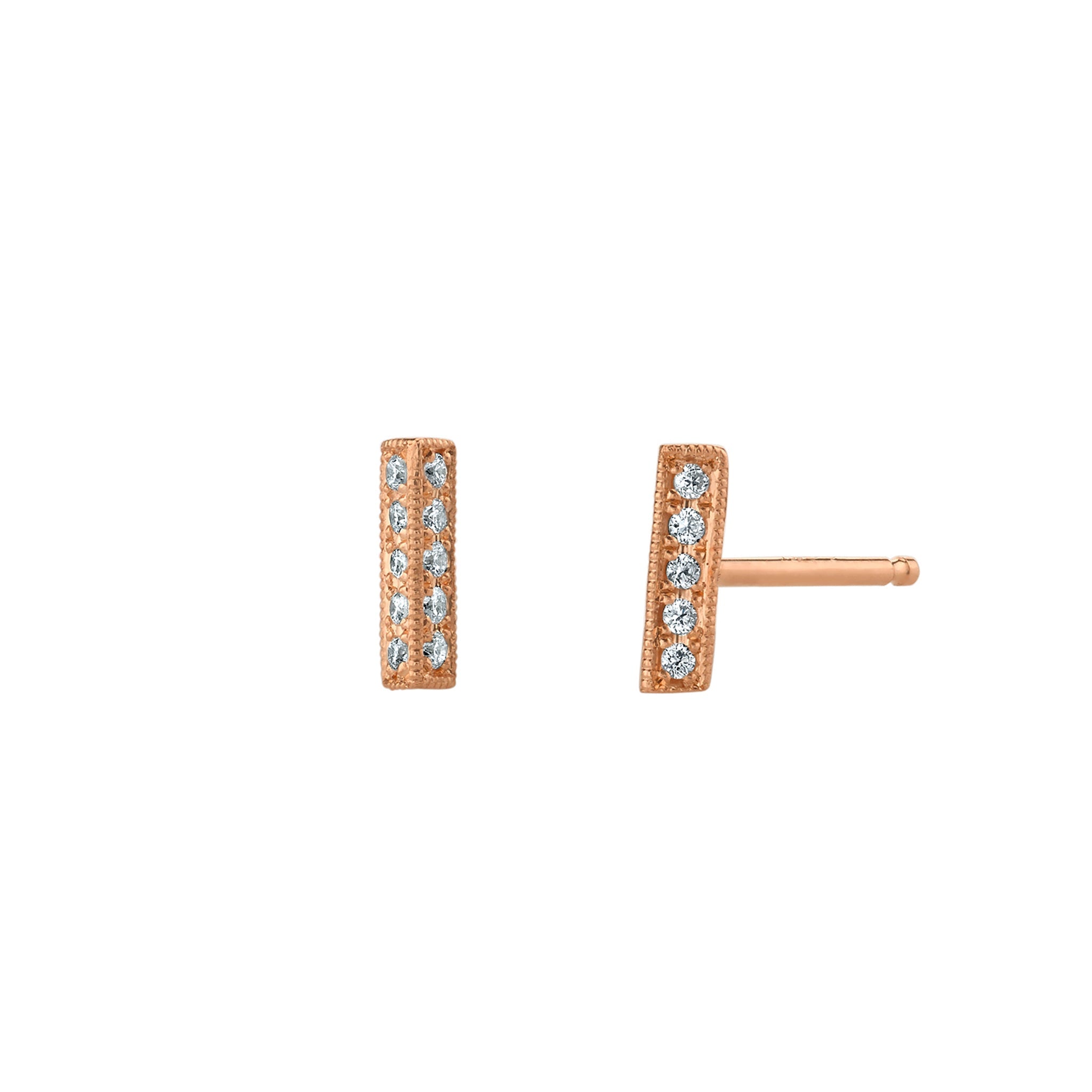 Pave Bar Stud