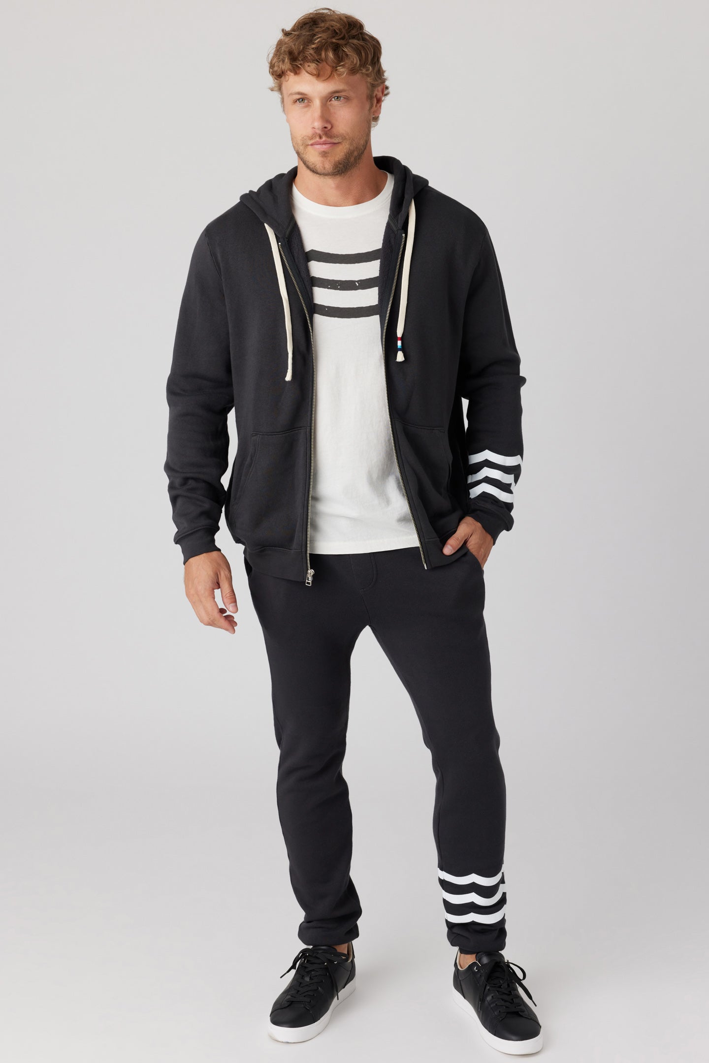 Coastal Waves Zip Hoodie