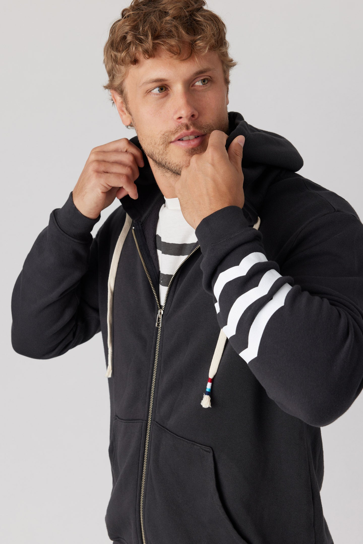 Coastal Waves Zip Hoodie