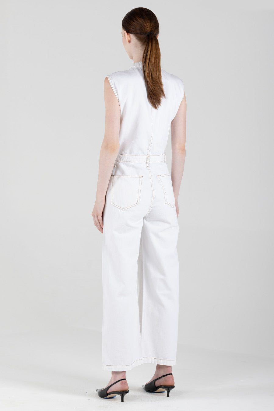 Camden Jumpsuit - Vintage White