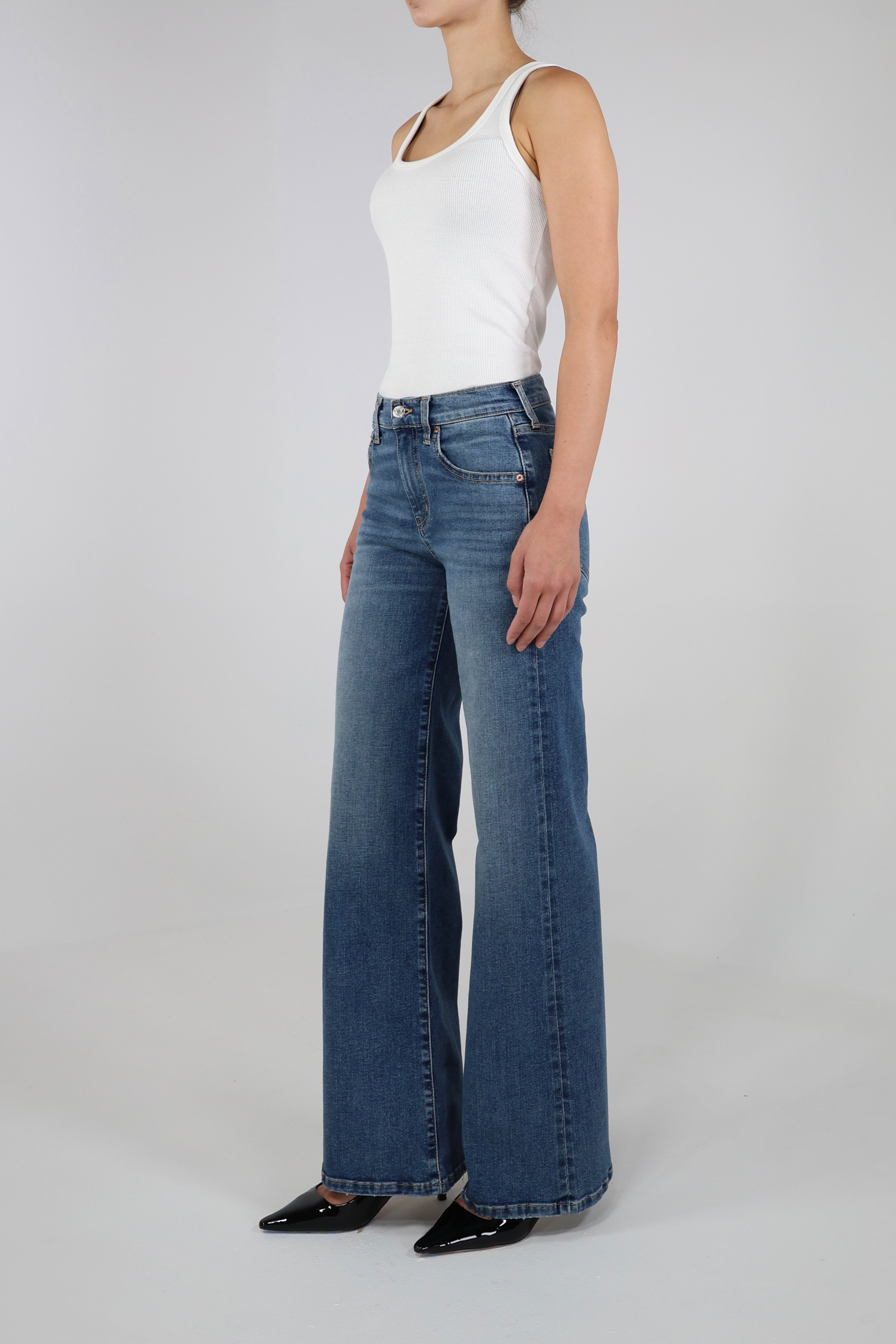 Romi Mid Rise Wide Leg - Northport