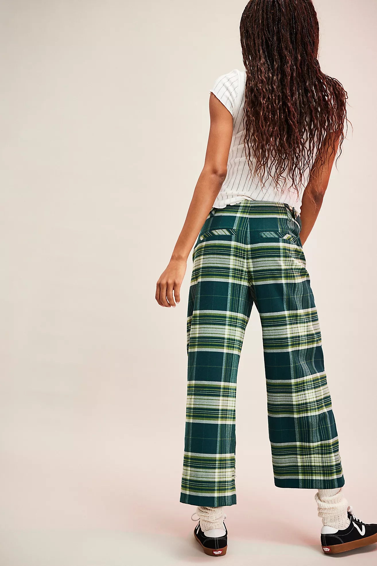 Acadia Trouser in Green Combo