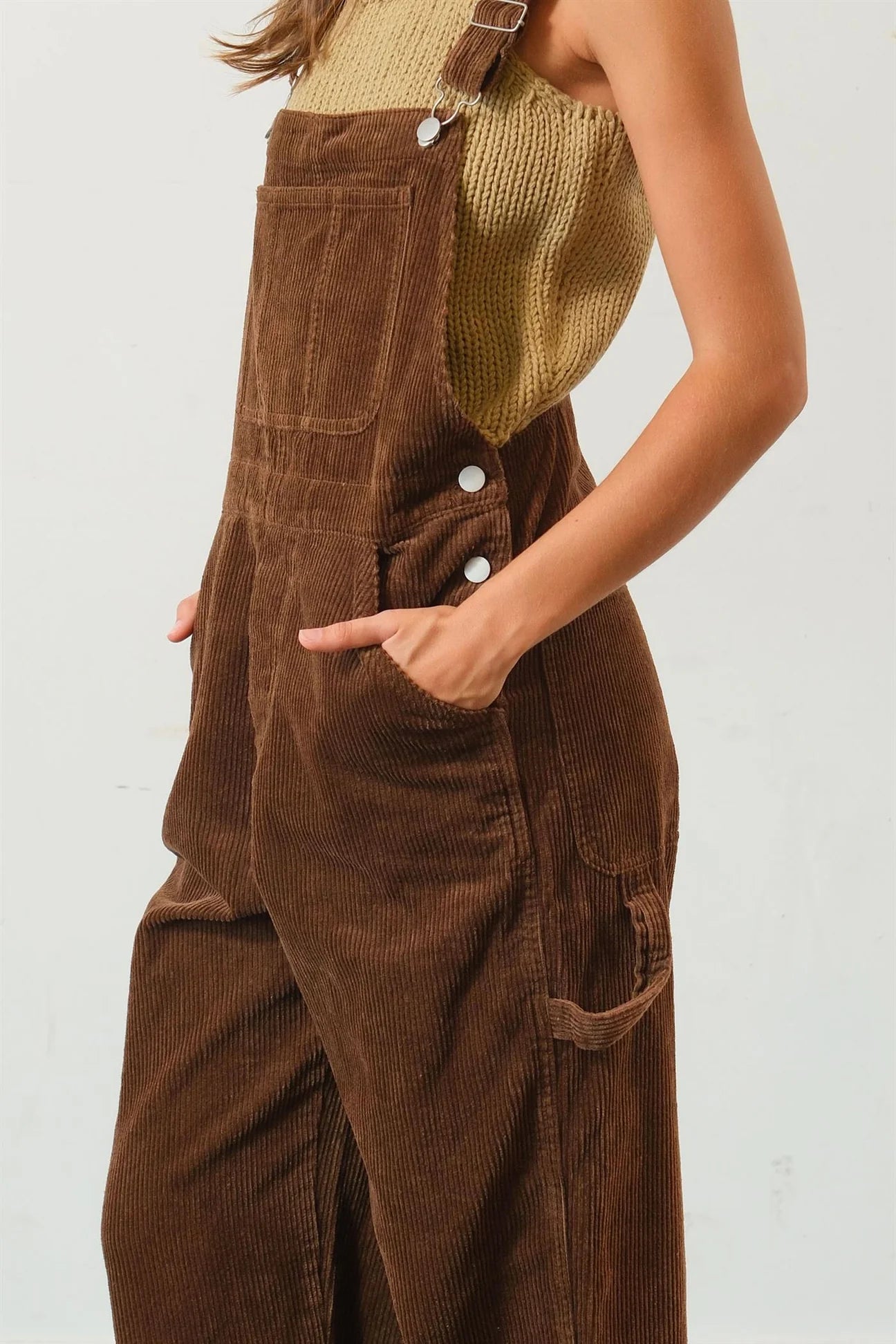 Leo Cord Overalls