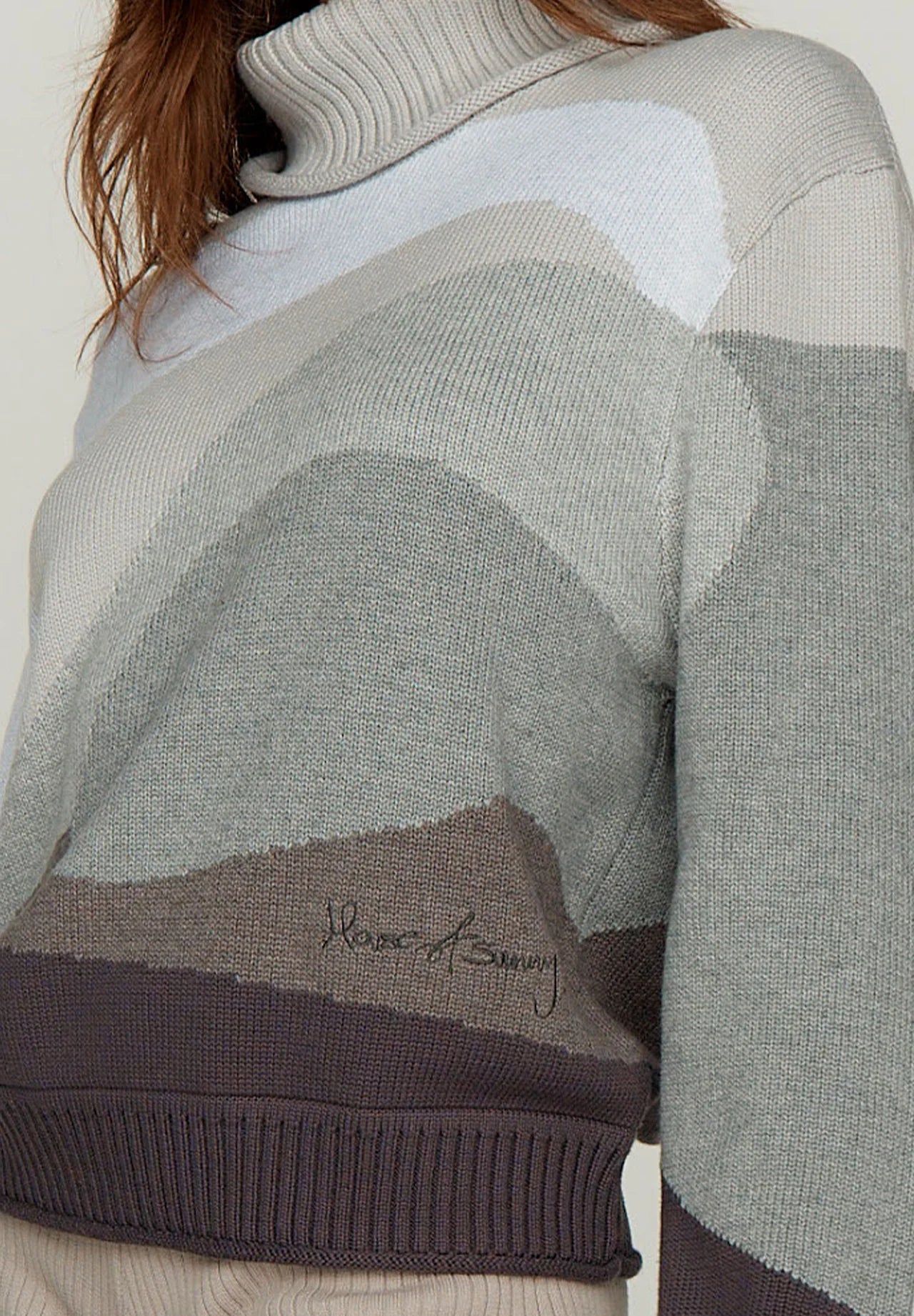 The Greyscale Landscape Sweater