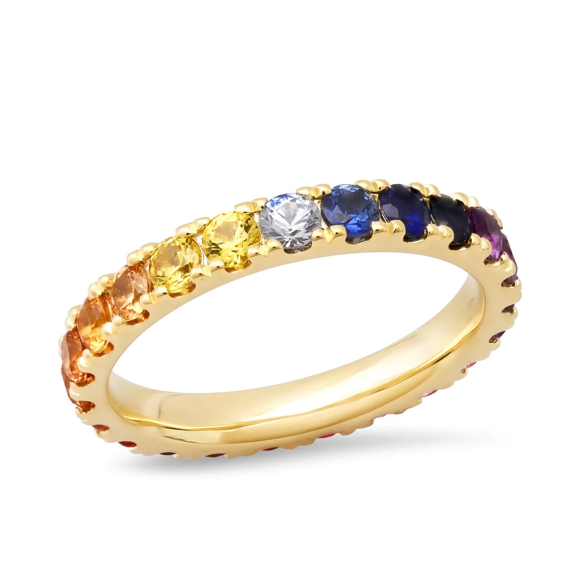 Large Sunset Eternity Band