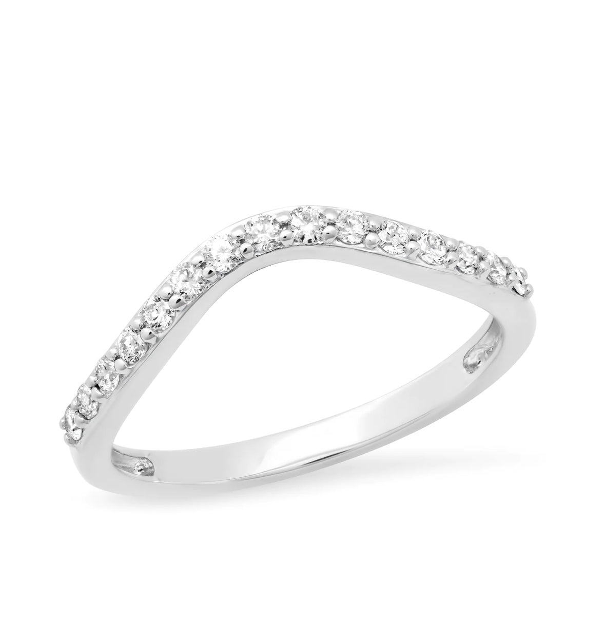 Diamond Contour Ring