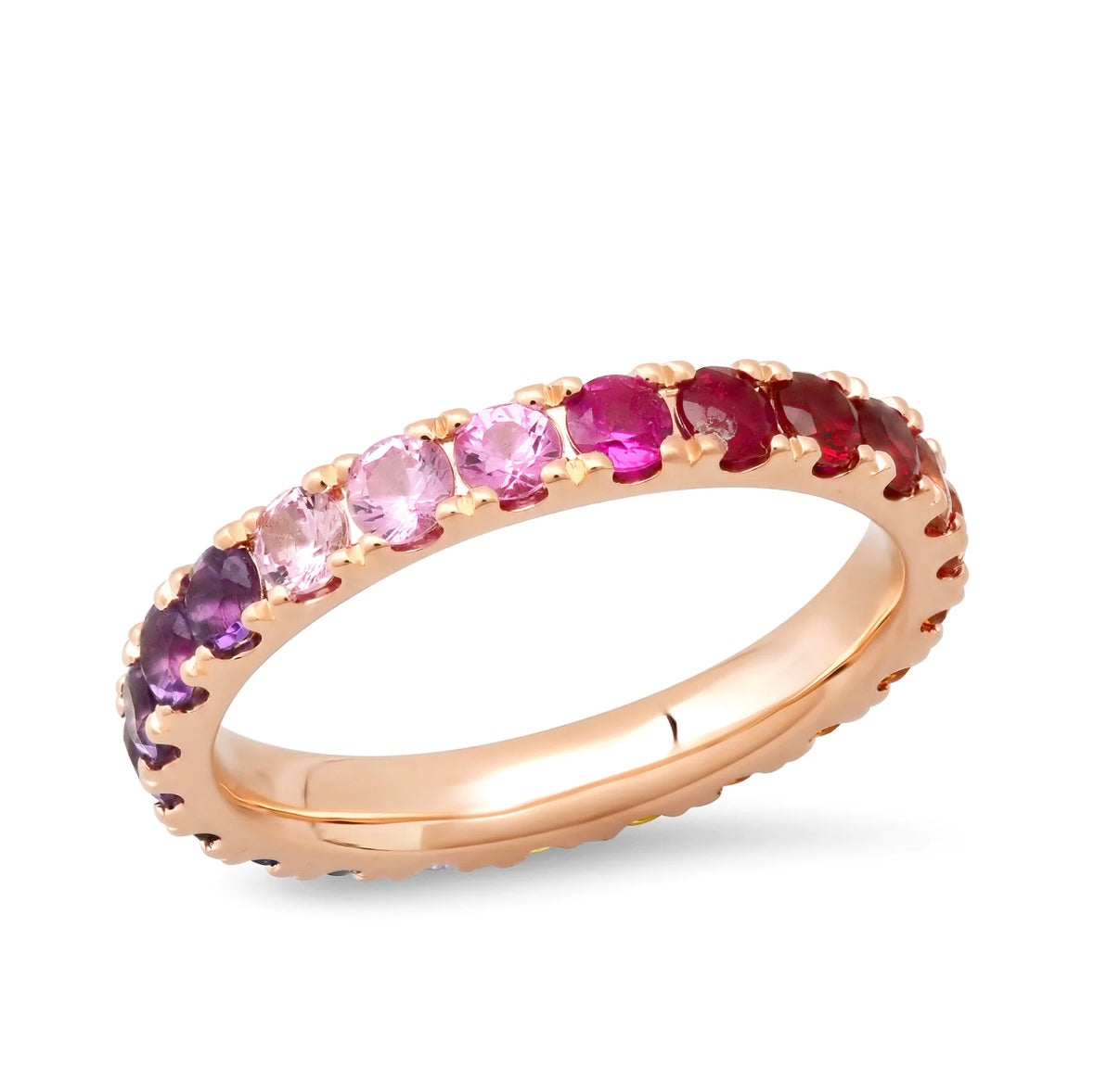 Large Sunset Eternity Band