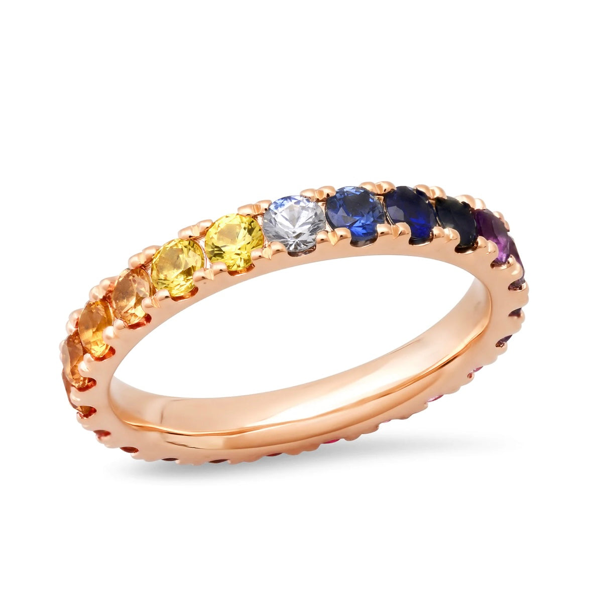 Large Sunset Eternity Band