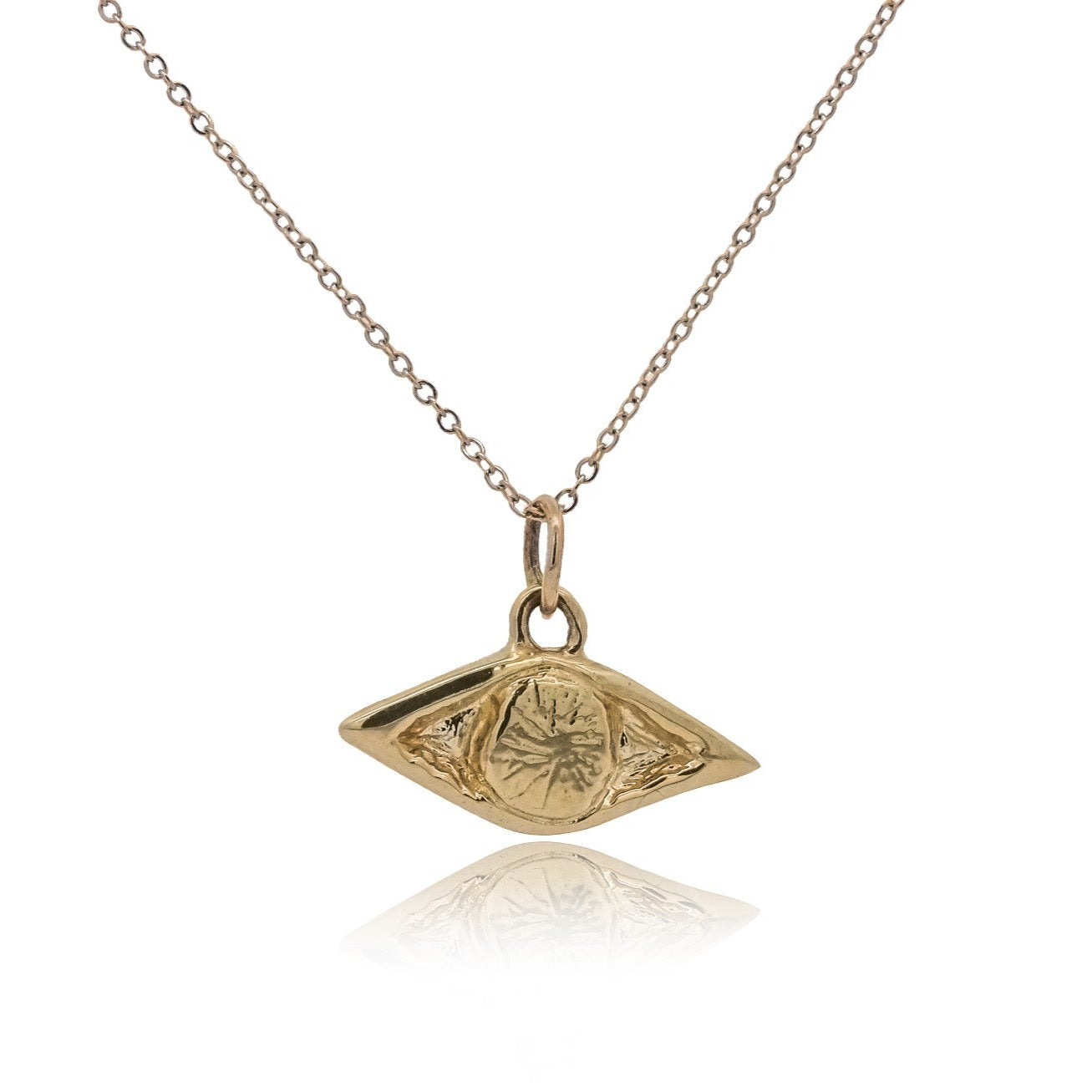 Gold Evil Eye Talisman Necklace