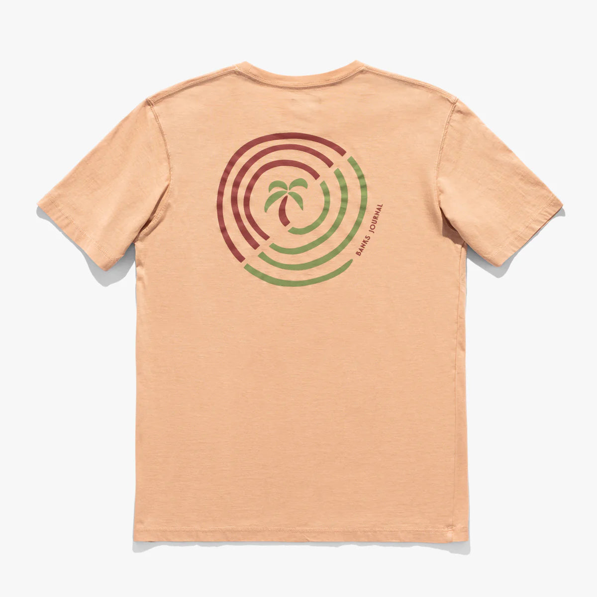 Palm Swirl Faded Tee