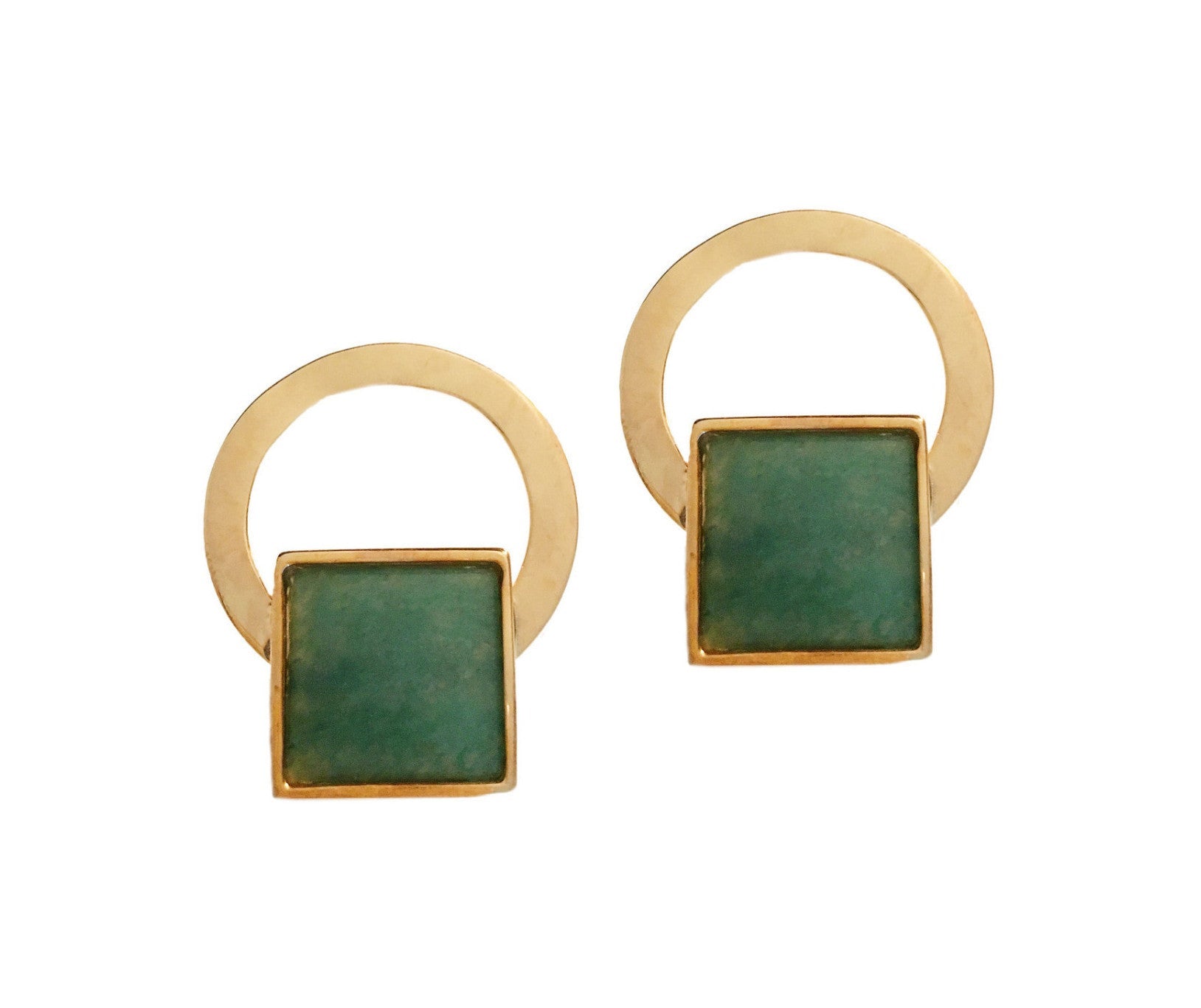 Carlyle Earrings - Aventurine