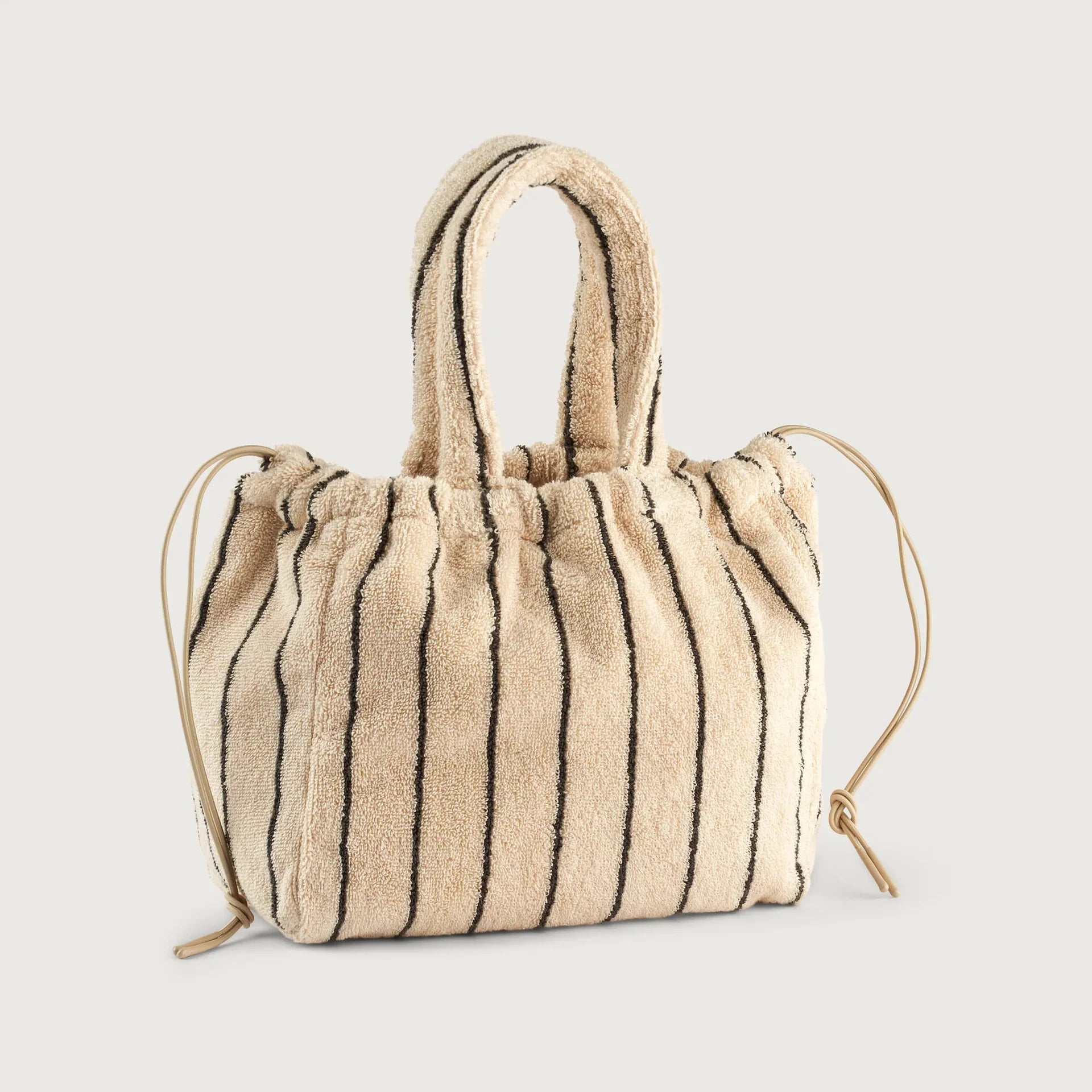 NARAM HANDBAG SMALL - CREME + INK